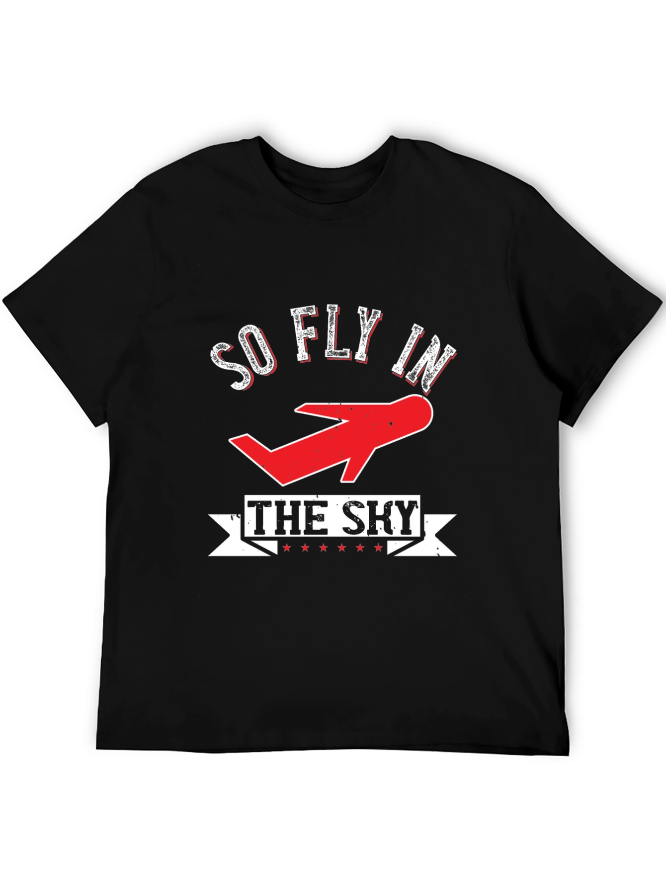Black So Fly in the Sky Graphic T-Shirt view 5