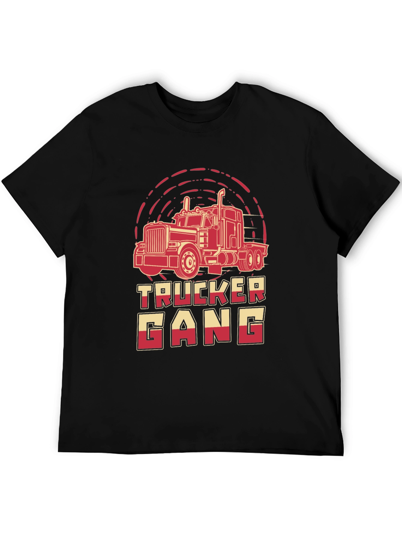 Trucker Gang Graphic Tee - Bold Truck Design - 5