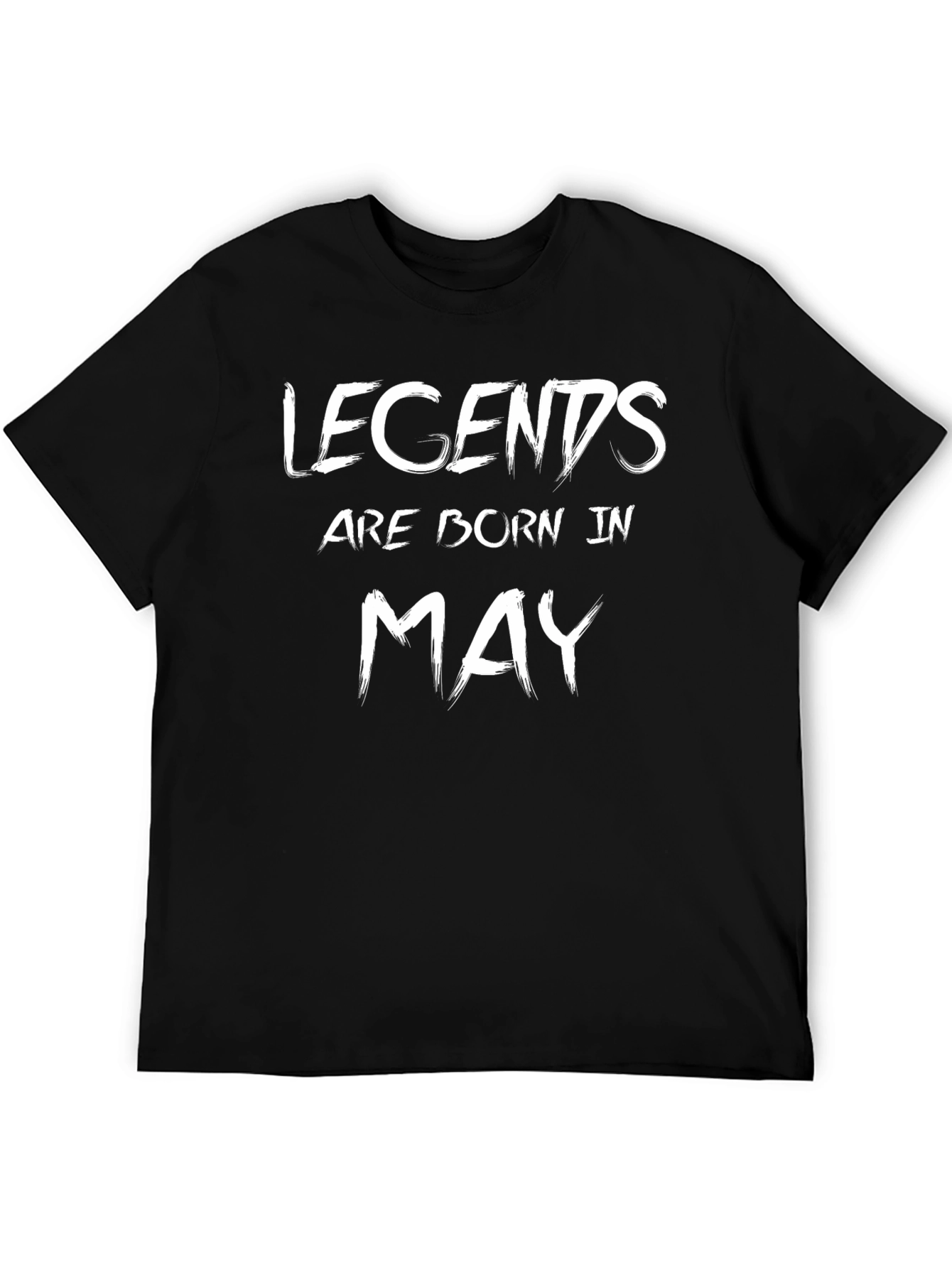 Black Legends Are Born In May T-Shirt view 5