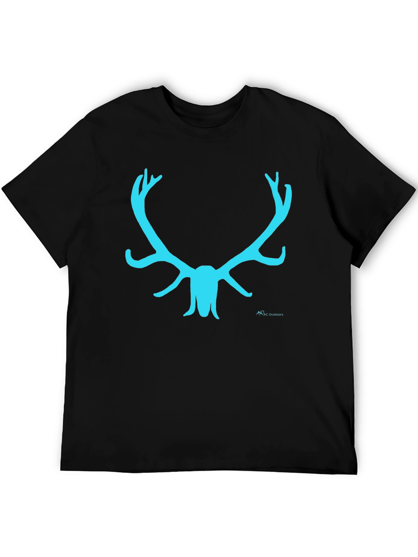 Black Cool Antler Graphic Tee - Black T-Shirt view 5