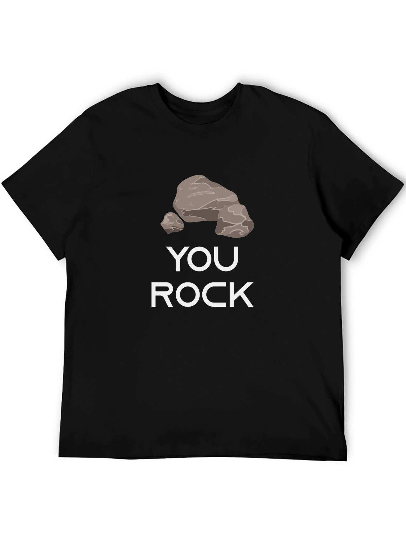 Black You Rock T-Shirt - Graphic Tee view 5