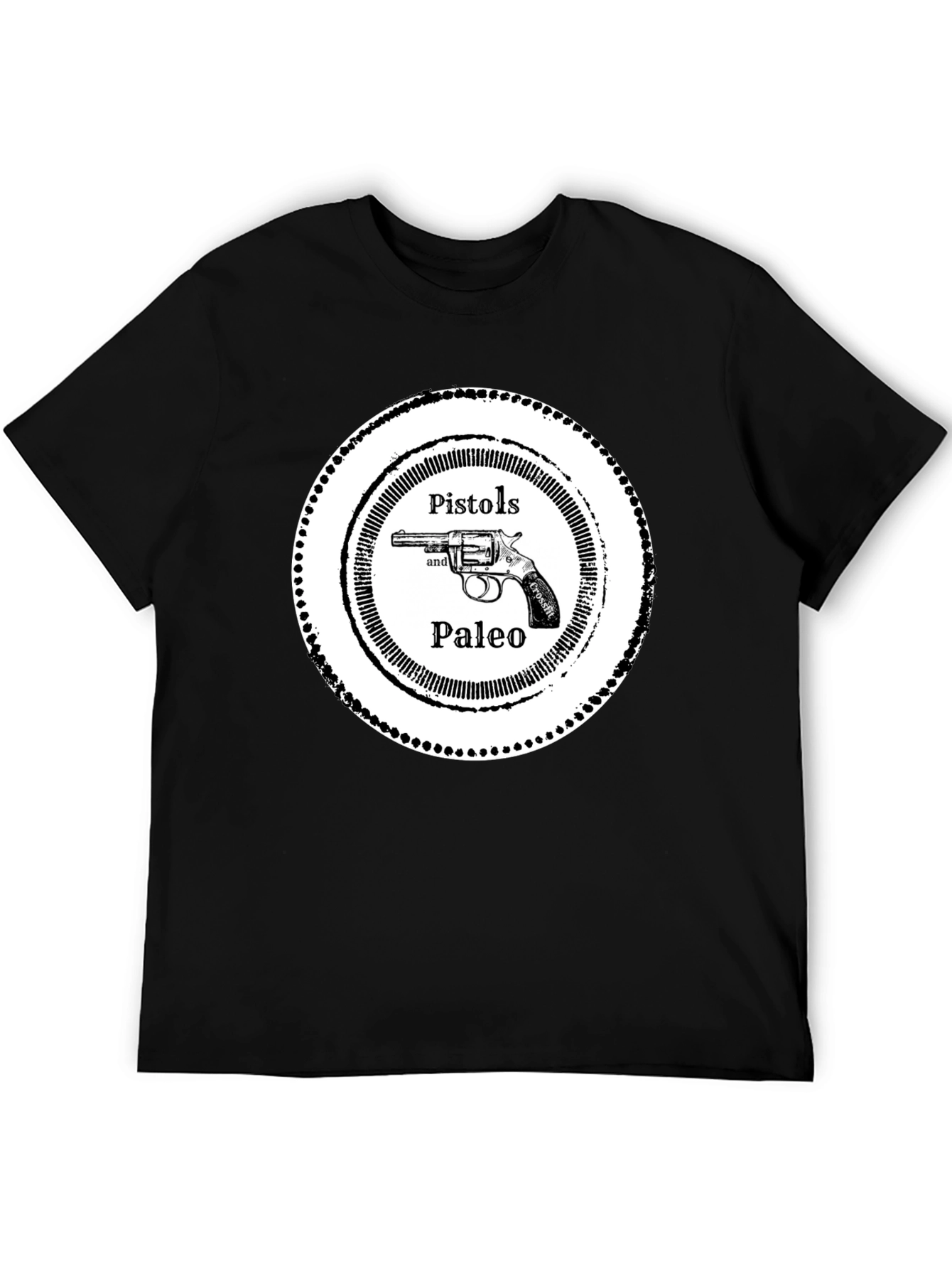 Pistols and Paleo Graphic Tee - Black - 5