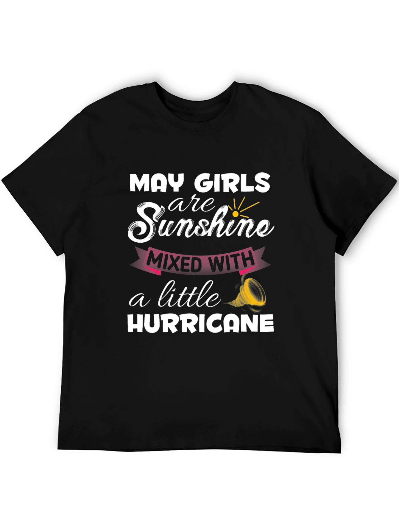 Black May Girls Sunshine & Hurricane T-Shirt view 5