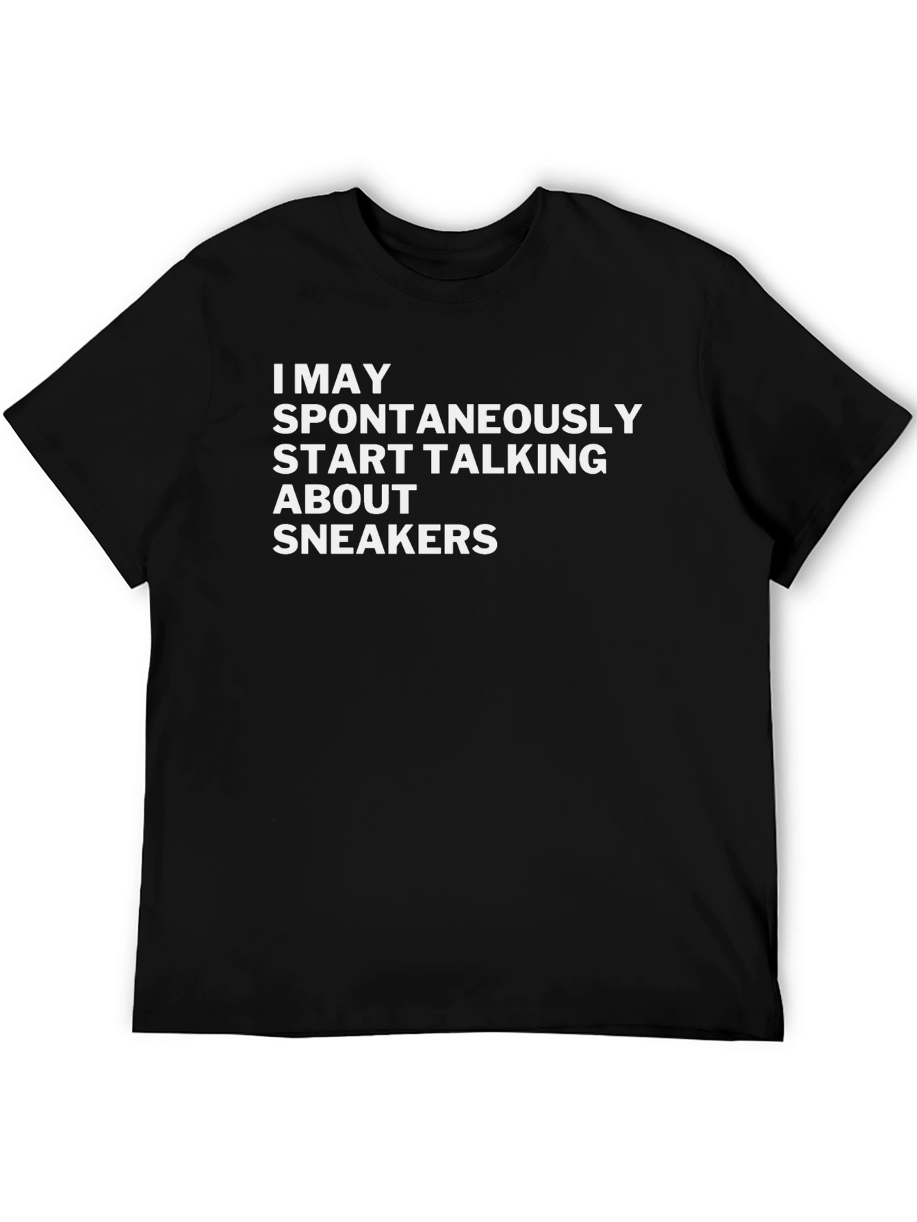 Sneaker Fan T-Shirt - "I May Start Talking About Sneakers" - 5