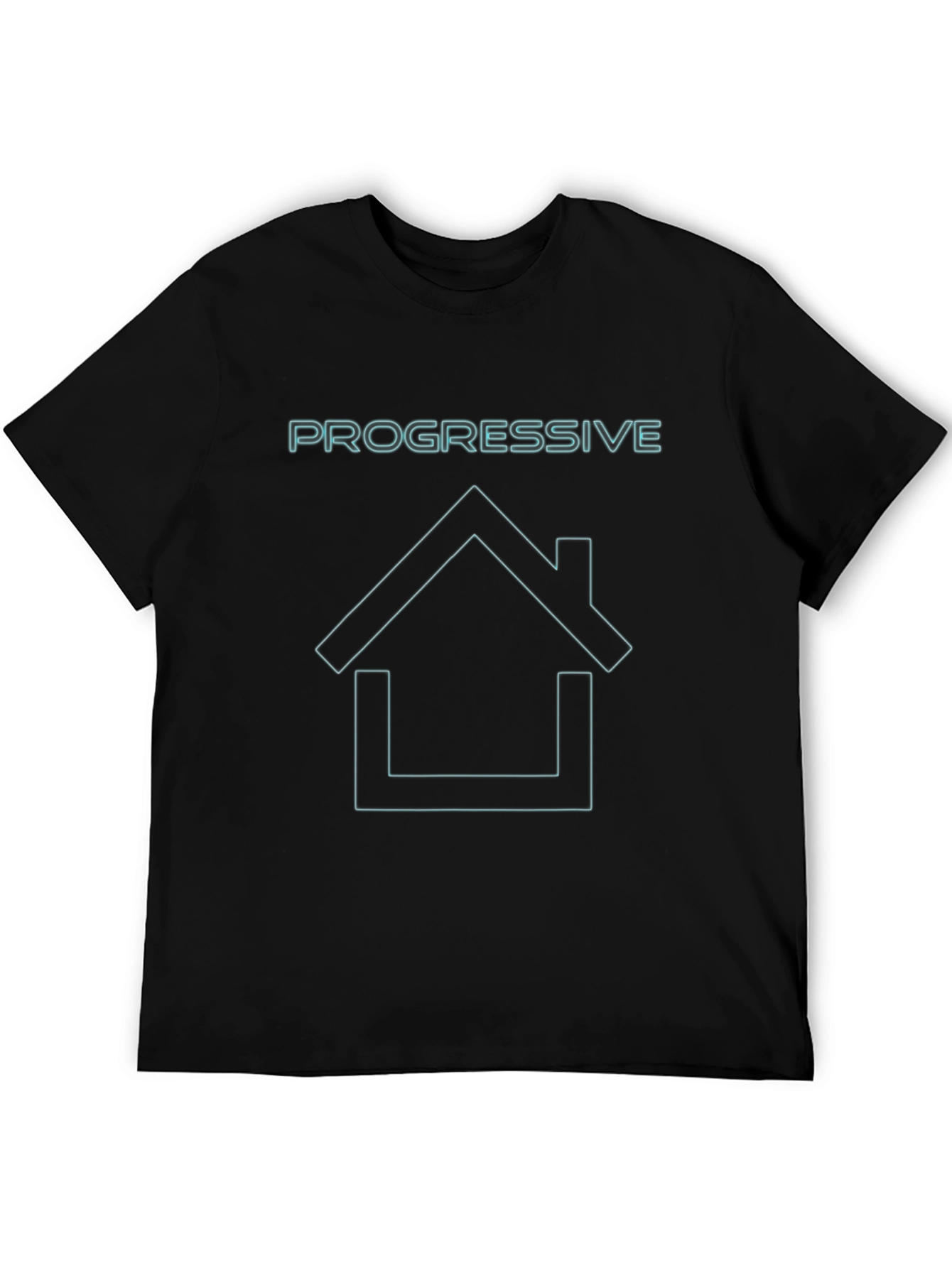 Black Progressive House Graphic Tee - Stylish Comfort view 5