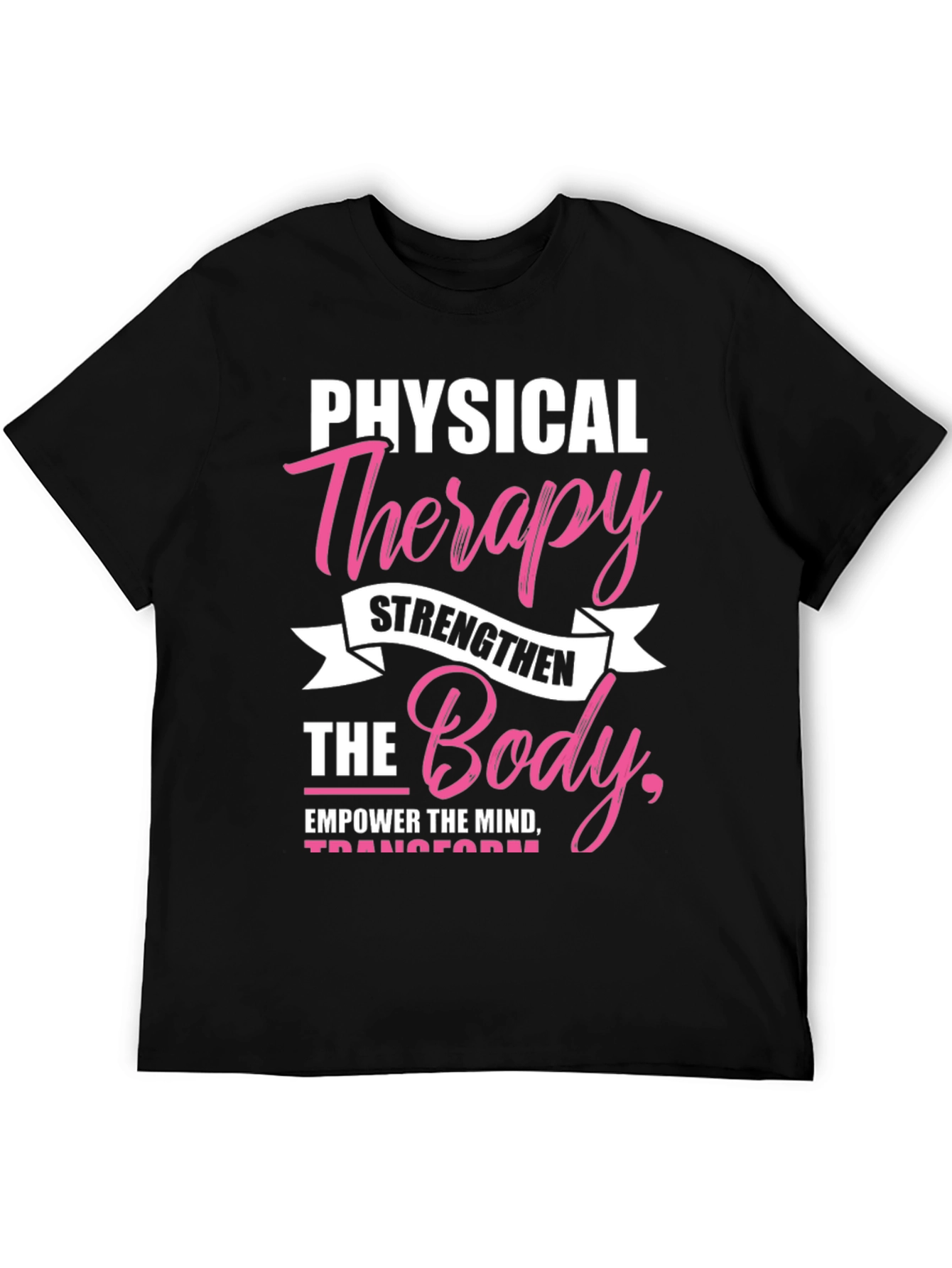 Black Physical Therapy Body & Mind Graphic Tee view 5