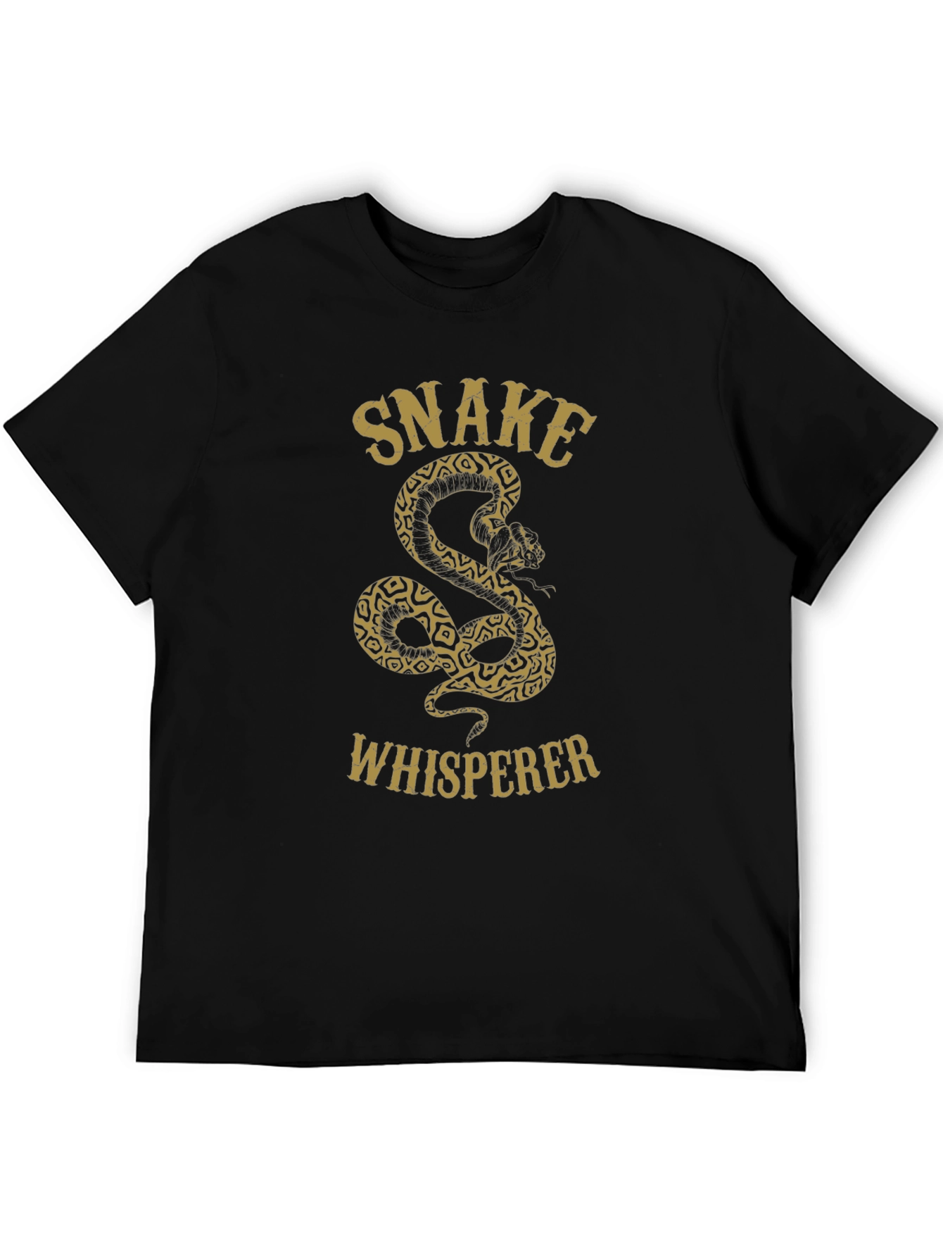 Black Snake Whisperer Graphic T-Shirt view 5