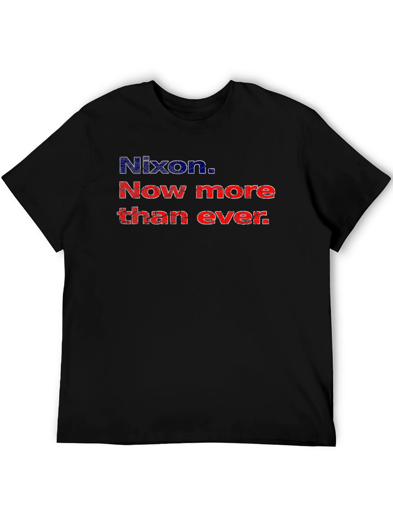 Black Nixon Now More Than Ever Graphic T-Shirt view 5