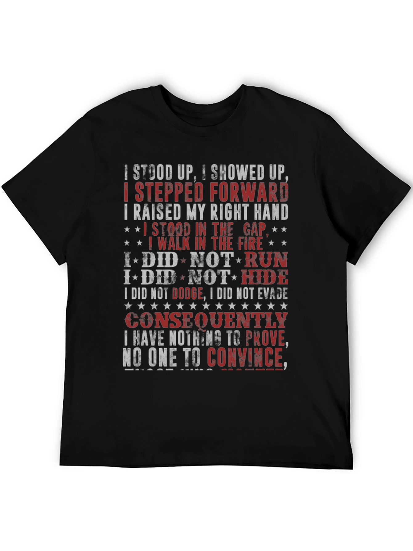 I Stood Up T-Shirt - Patriotic Design - 5