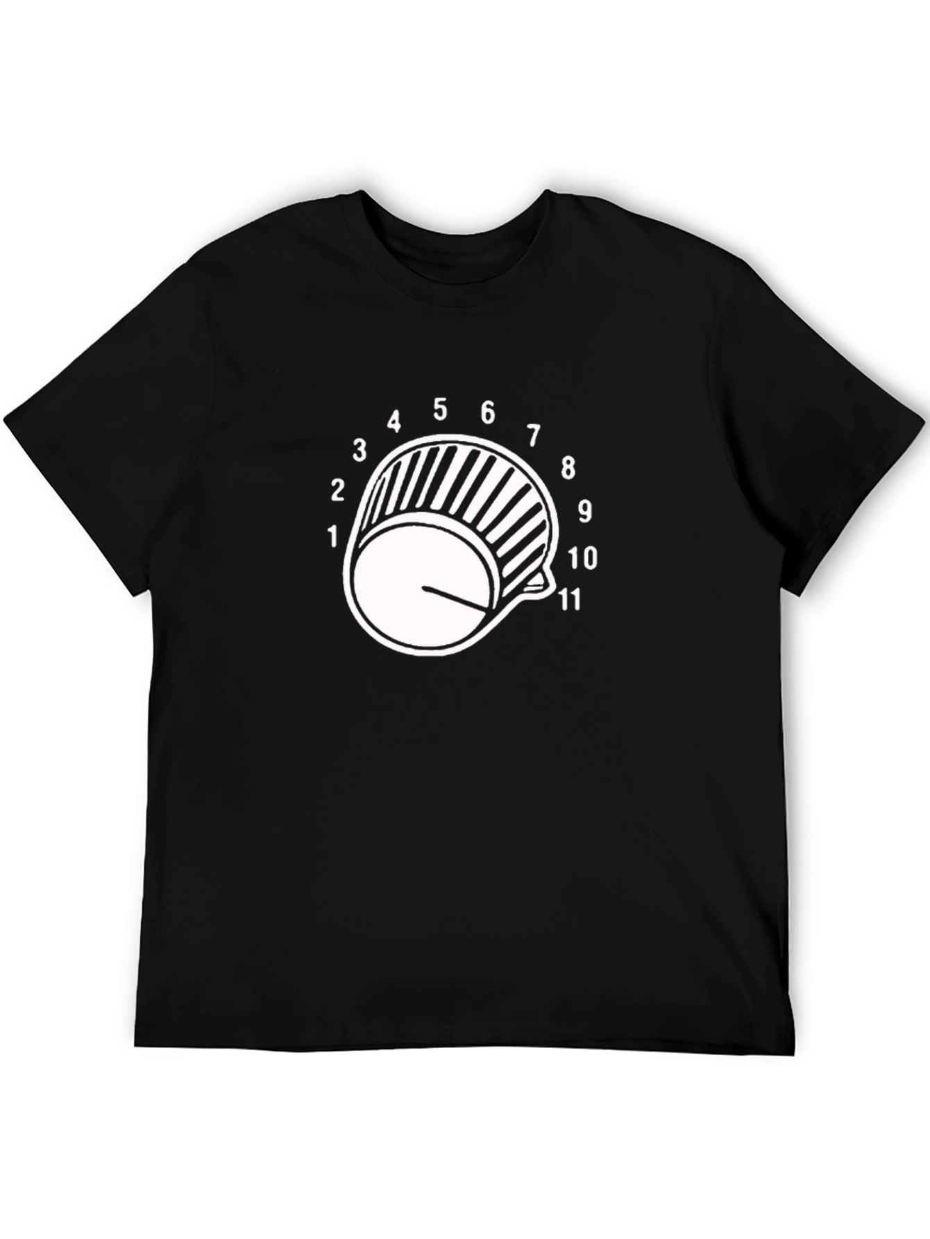 Black Volume to 11 T-Shirt - Black view 5