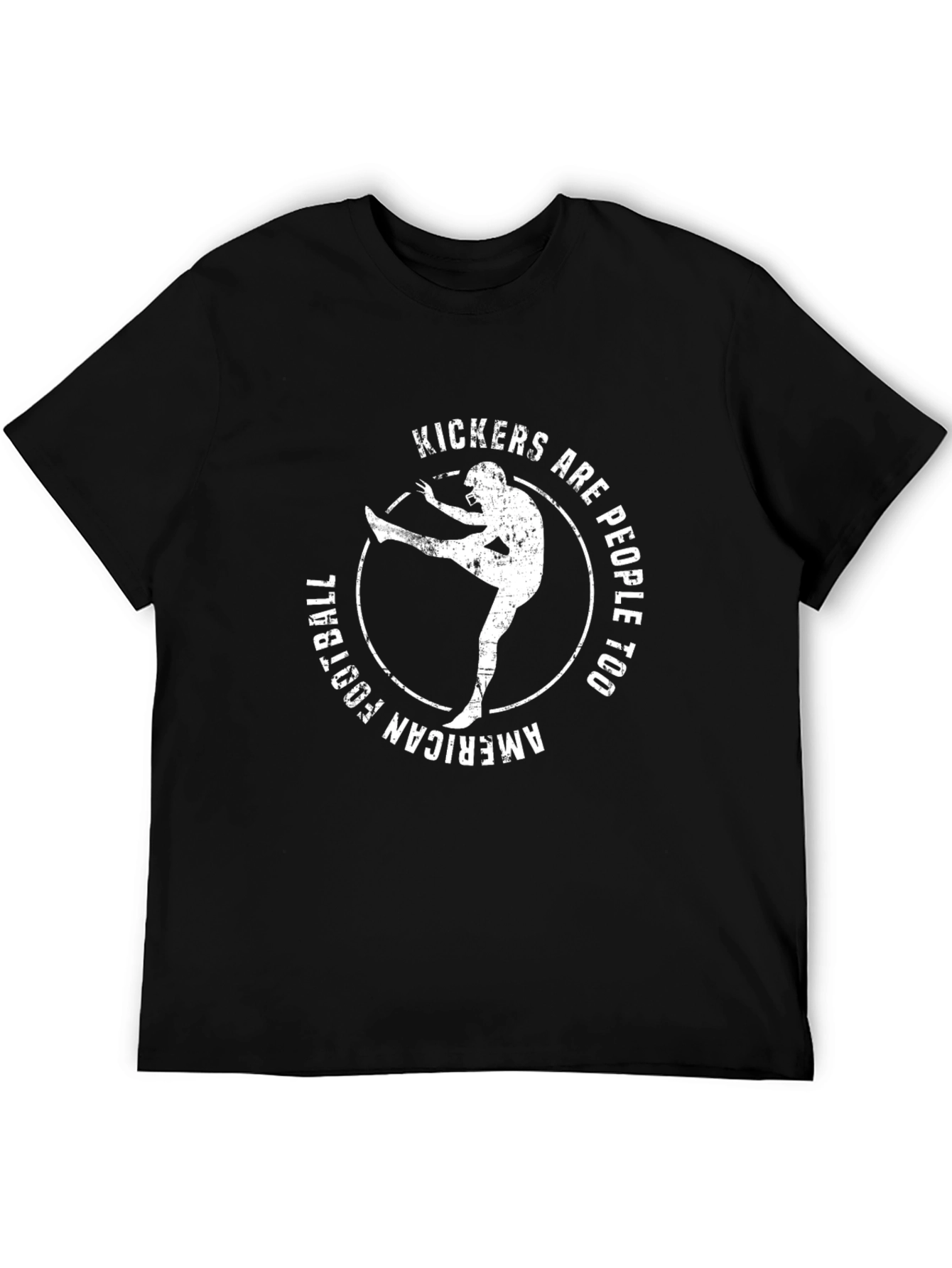 Black Kickers Are People Too T-Shirt - Football Fan Apparel view 5