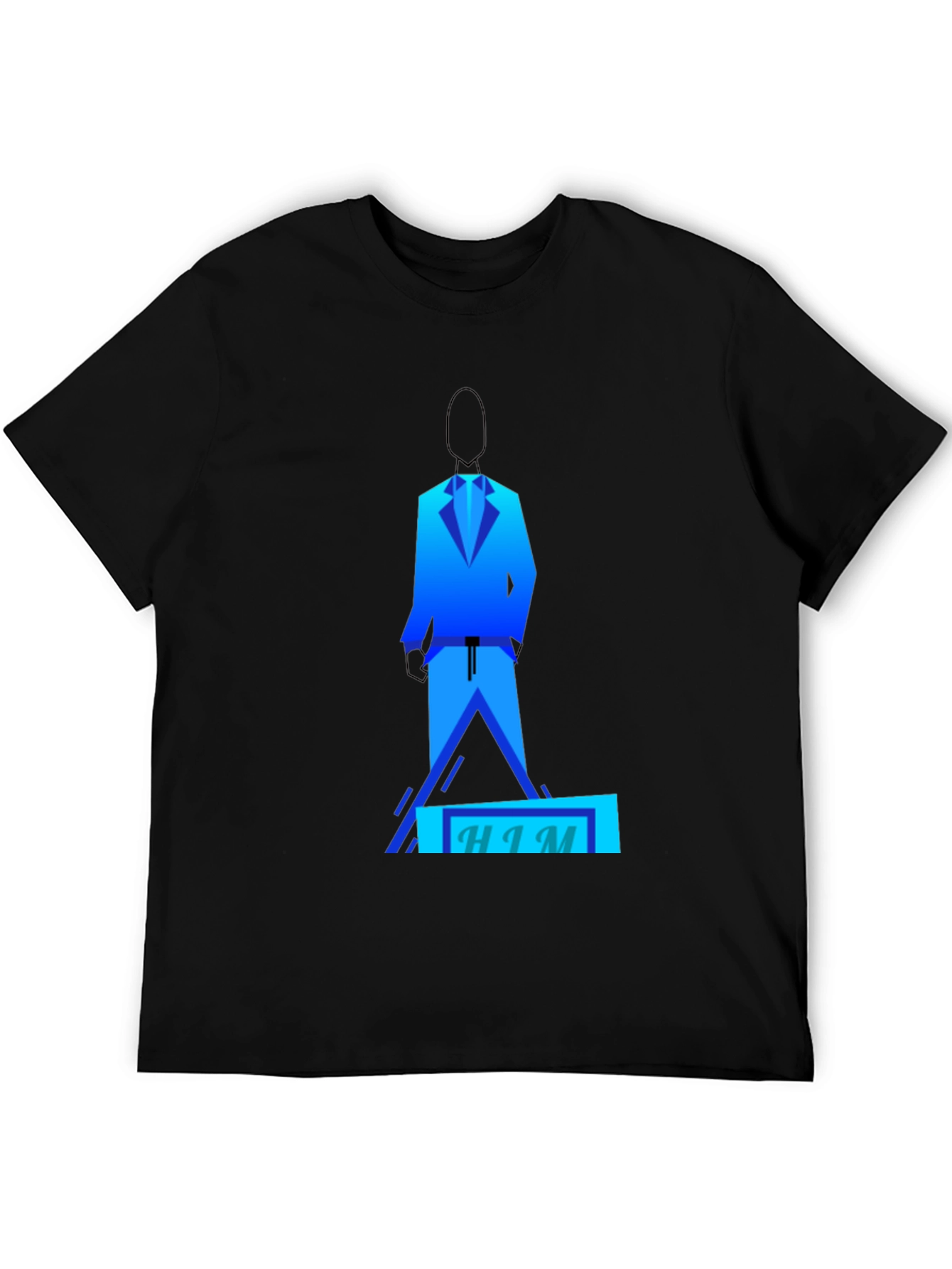 Geometric HIM Graphic Tee - Modern Design - 5