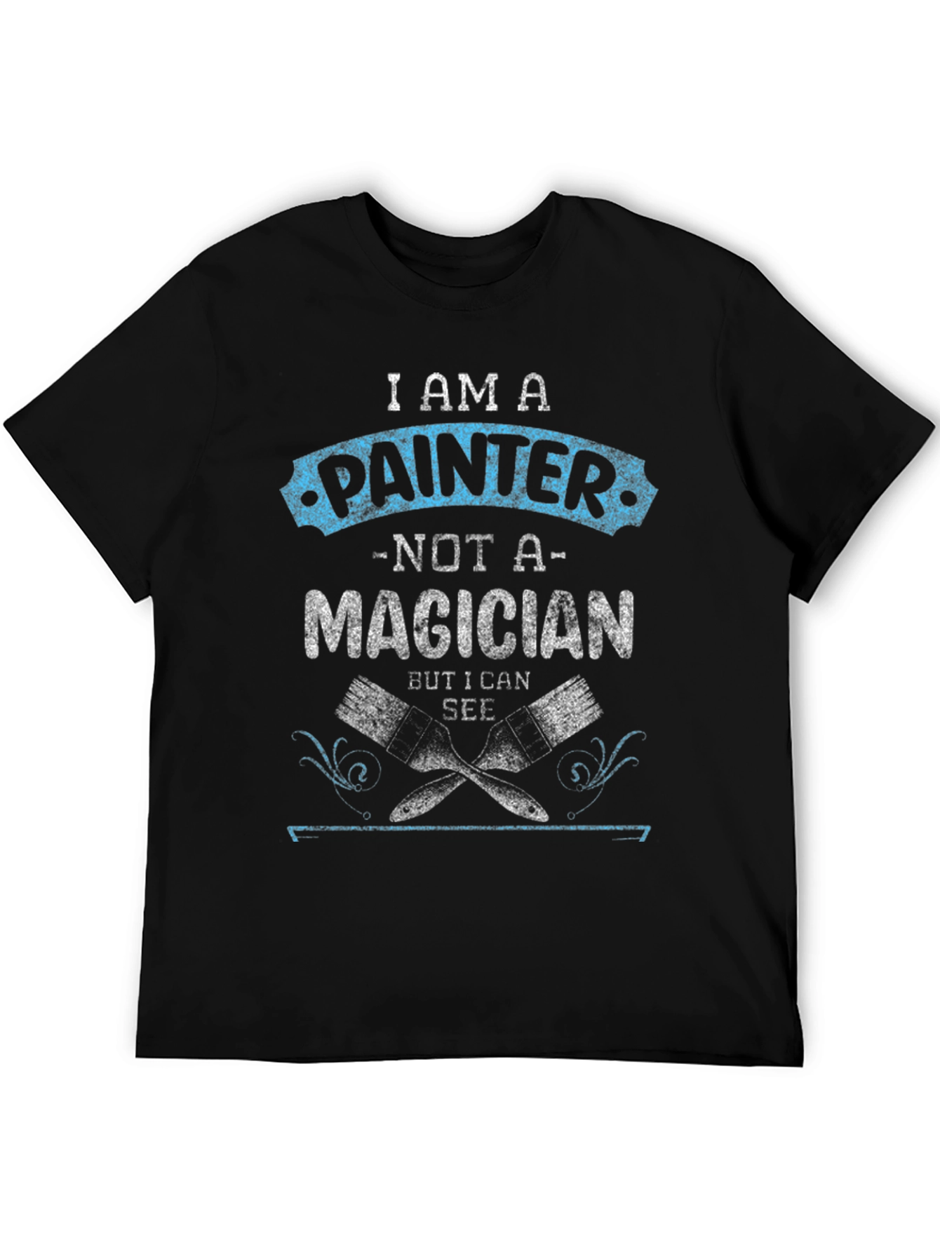 Black Painter T-Shirt - Funny Artist Tee view 5