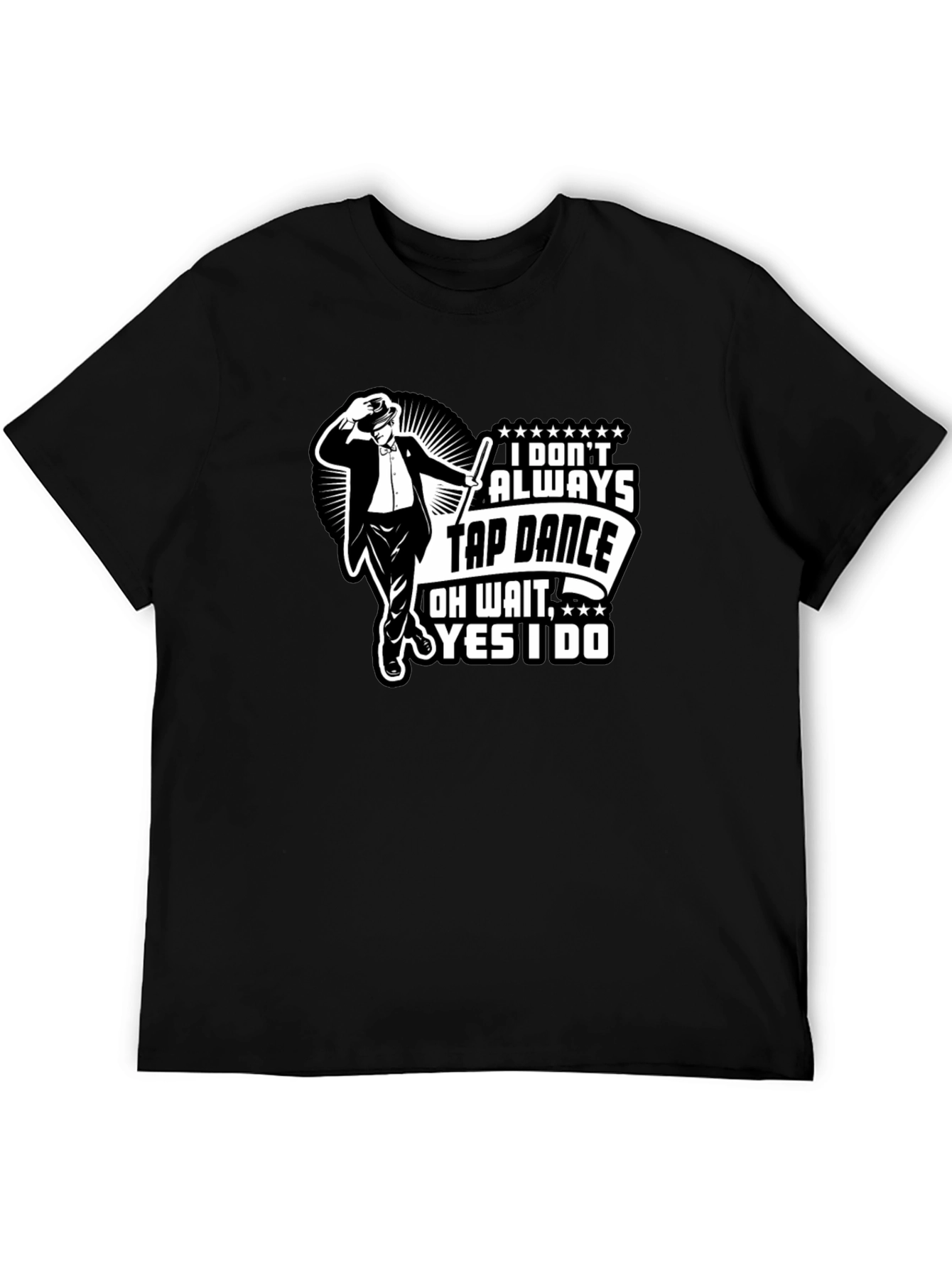 Black Tap Dance T-Shirt: Always Tap Dance view 5