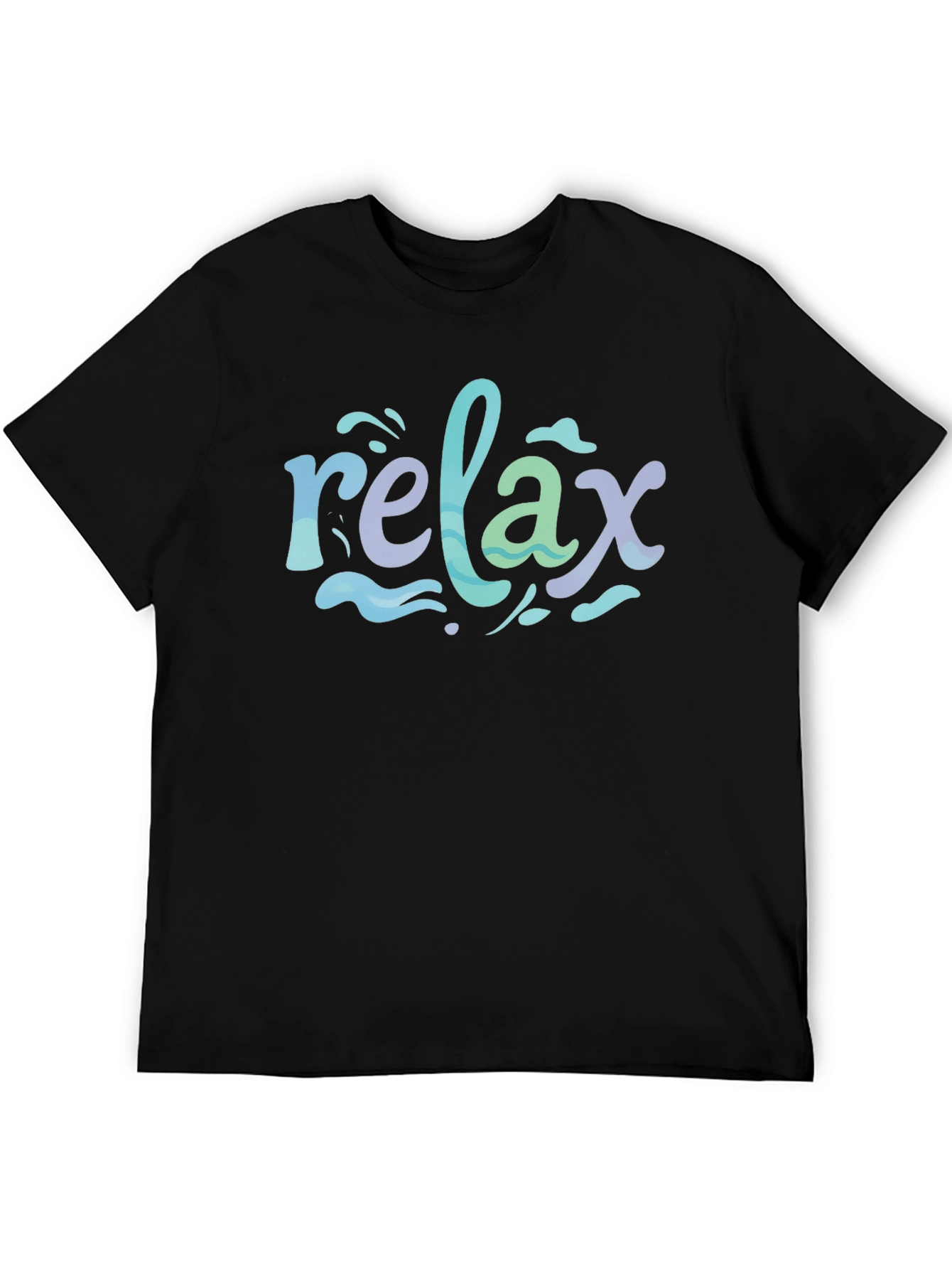 Black Relax Graphic T-Shirt - Soft & Stylish view 5
