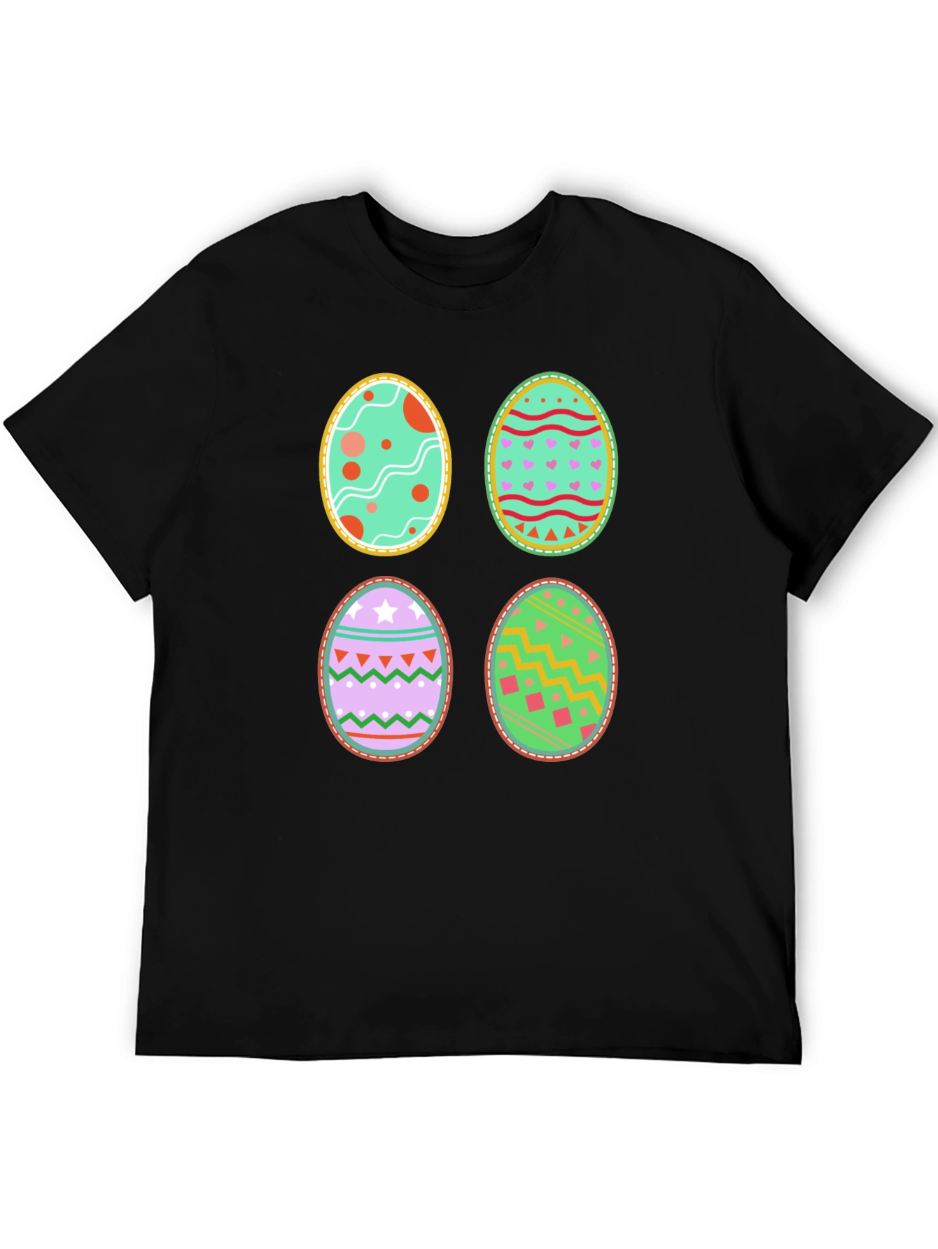 Black Easter Eggs Graphic Tee view 5