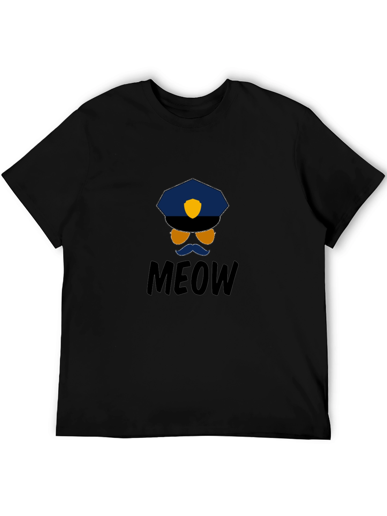 Meow Cop T-Shirt: Humorous Graphic Tee - 5