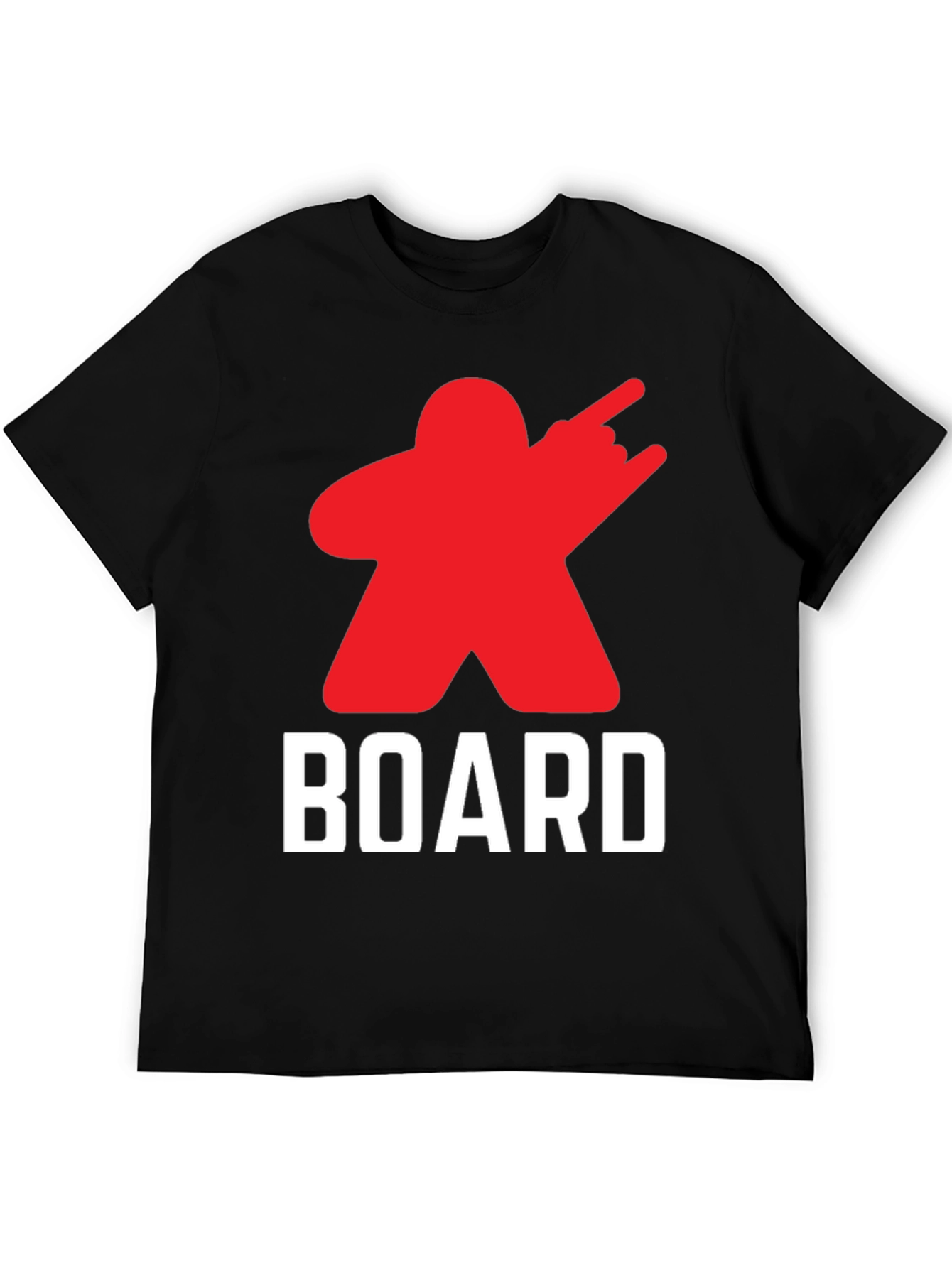 Black Board Game Geek T-Shirt - Rock On! view 5