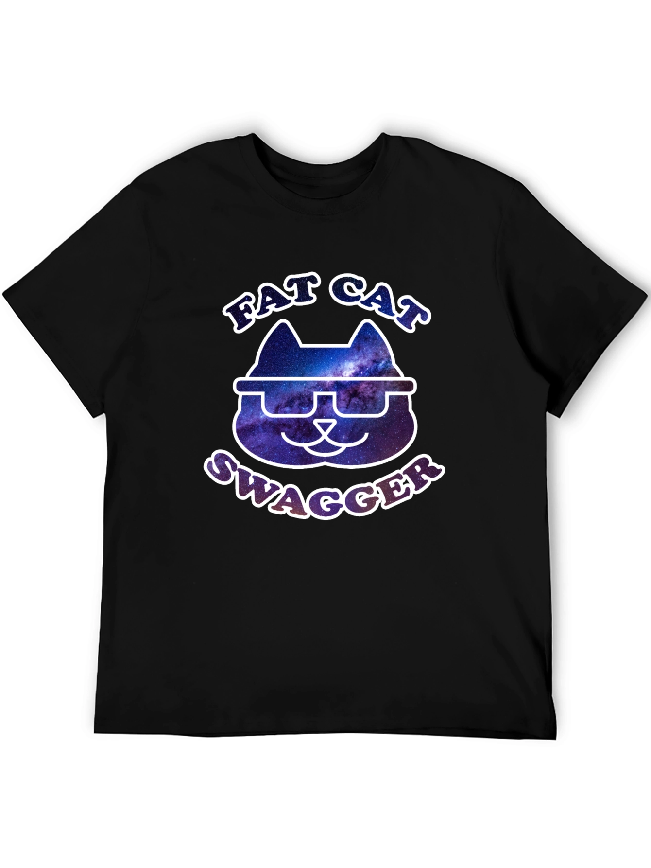Black Fat Cat Swagger Graphic T-Shirt view 5