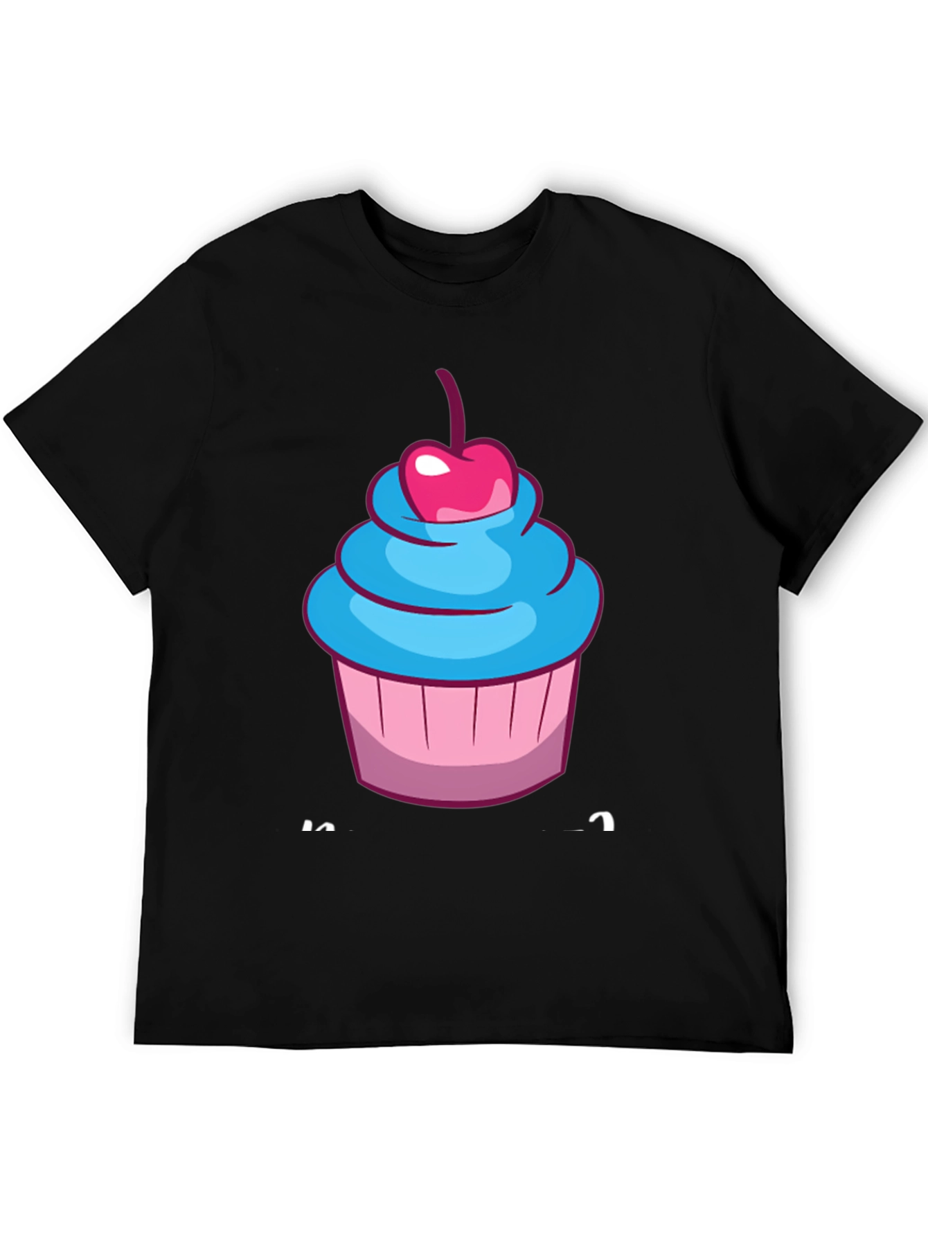 Black Cupcake Graphic T-Shirt - Sweet Tooth Fashion view 5