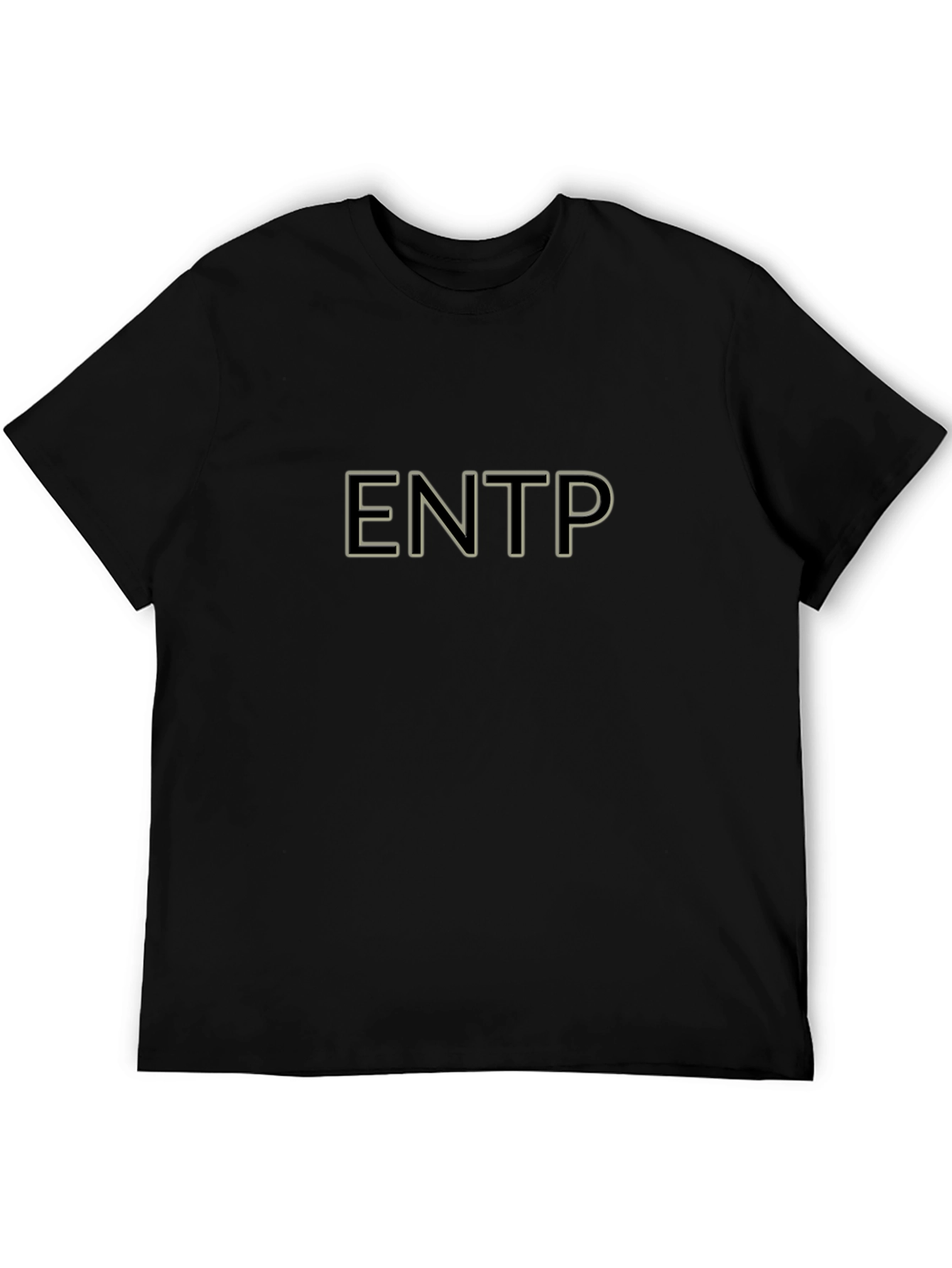 Black ENTP Personality Type T-Shirt - Bold & Confident view 5