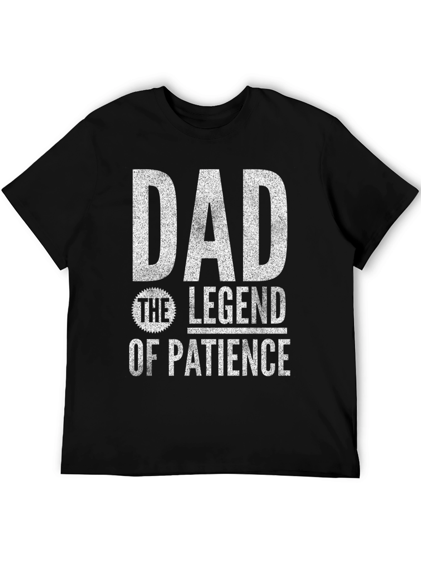 Black Dad Legend of Patience Graphic T-Shirt view 5