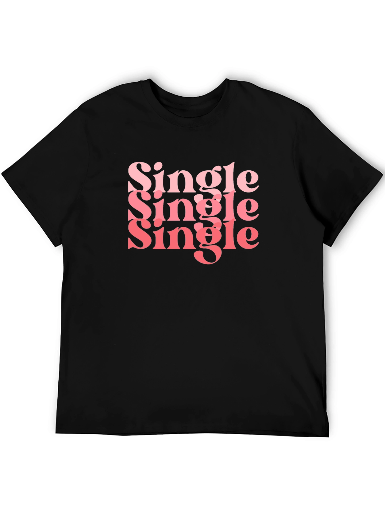 Black Single Graphic Tee view 5