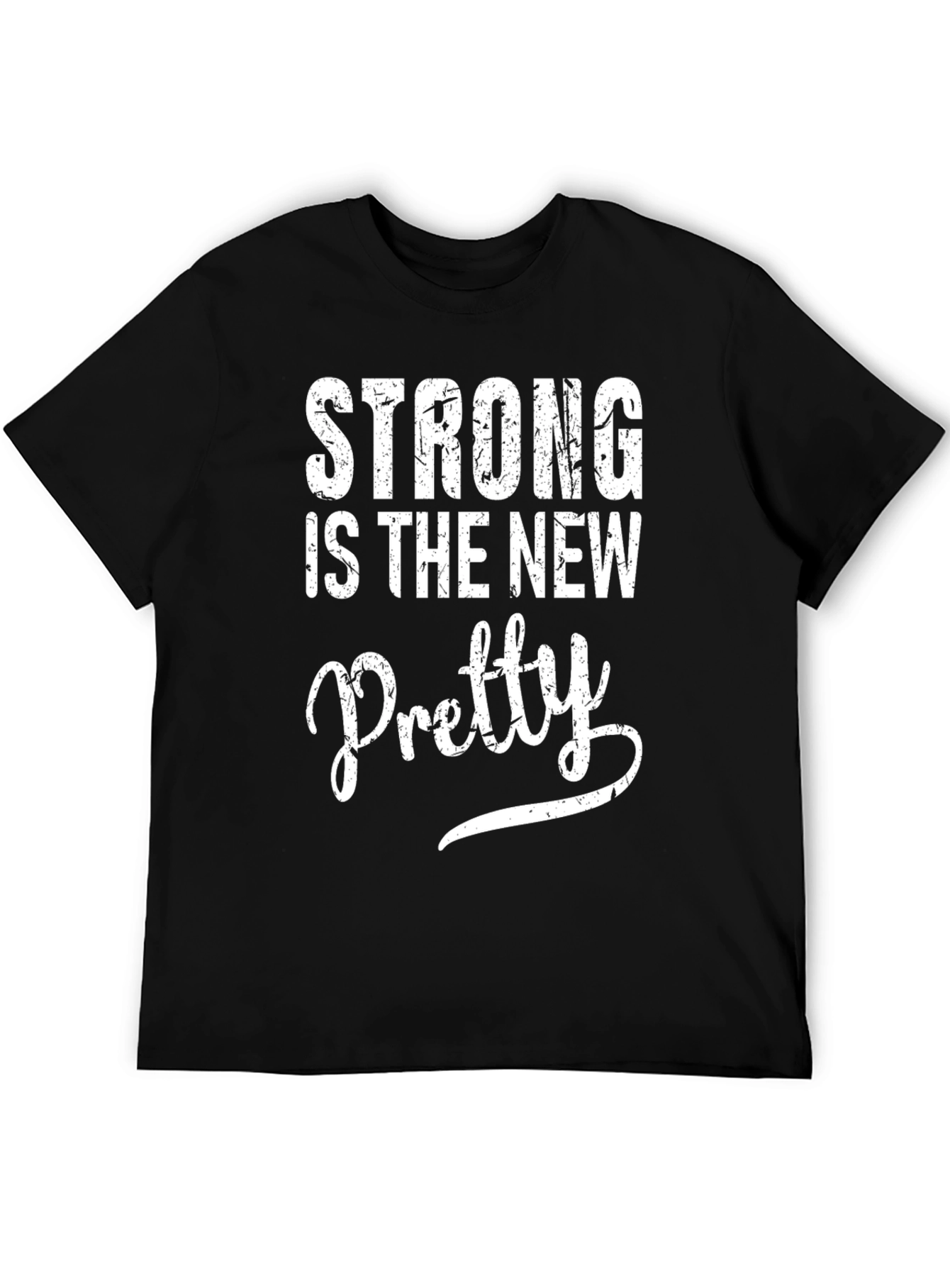 Black Strong Is The New Pretty Black Graphic T-Shirt view 5
