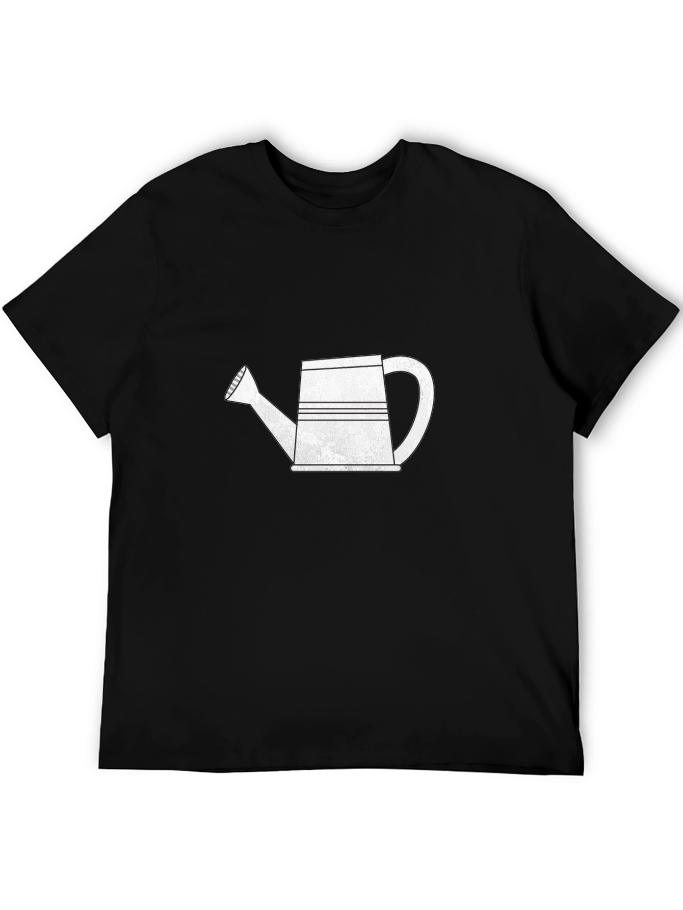 Black Watering Can Graphic Tee - Gardener's Essential view 5