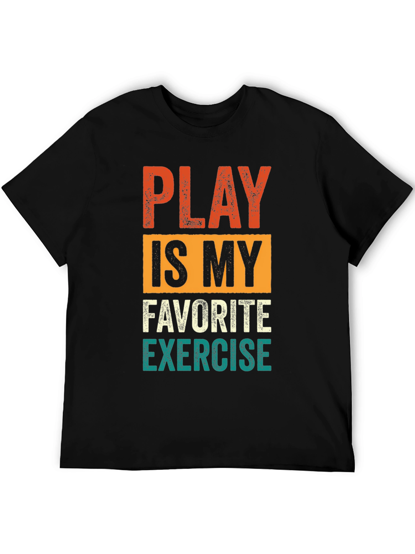 Black Play is My Favorite Exercise Graphic Tee view 5