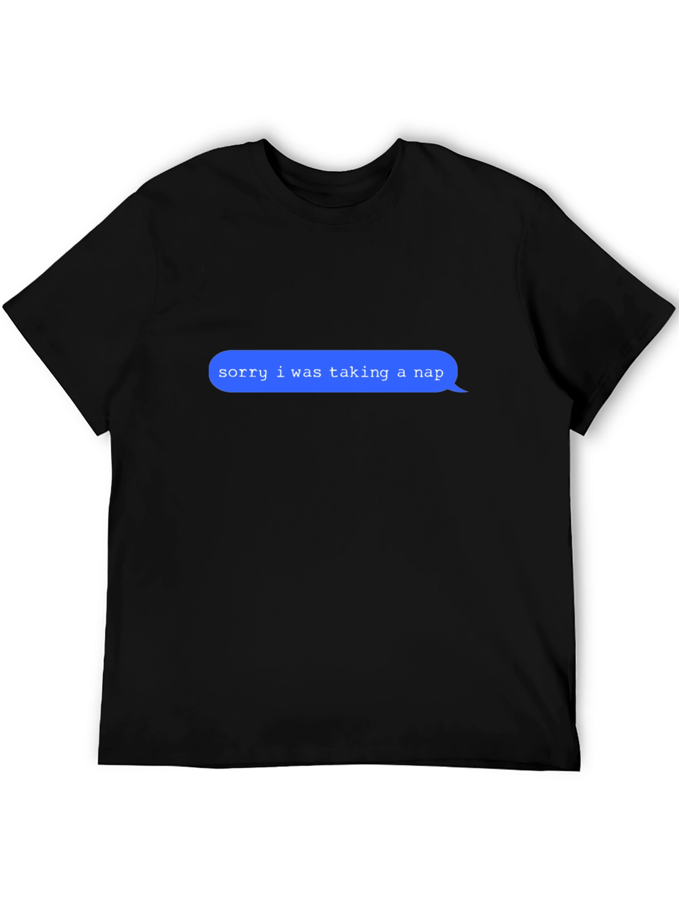 Black Sorry I Was Taking A Nap Graphic T-Shirt view 5