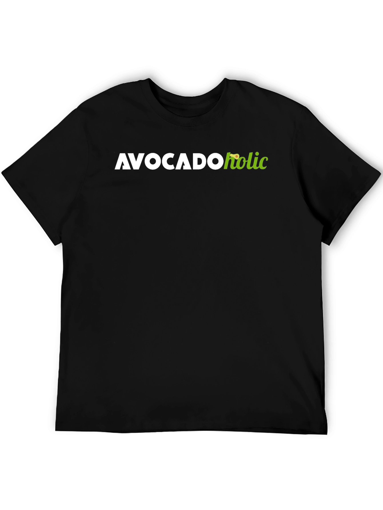 Black Avocadoholic Graphic Tee - Black Crew Neck view 5