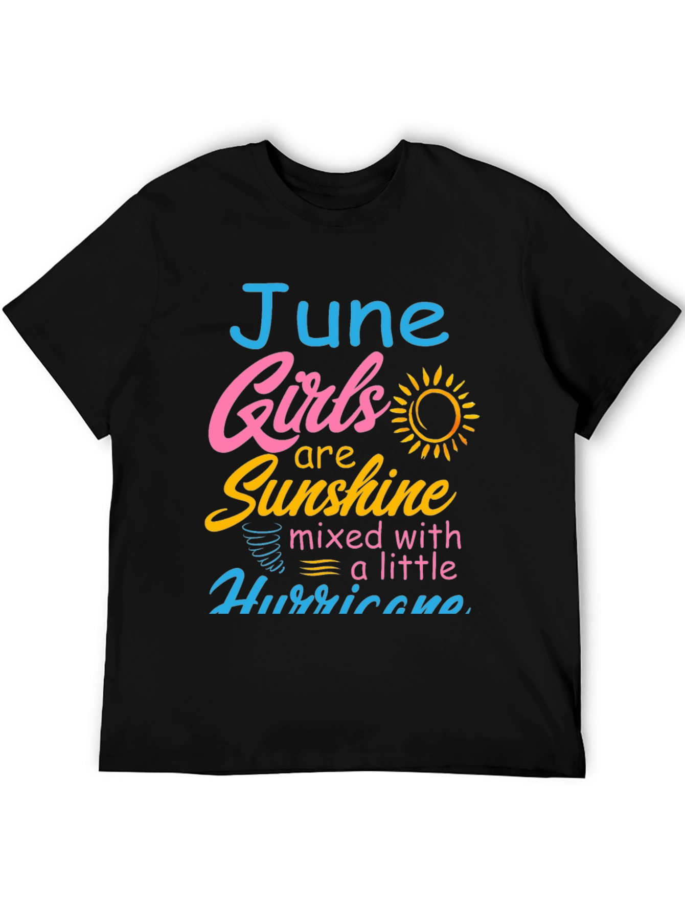 Black June Girls Sunshine Hurricane Graphic Tee view 5