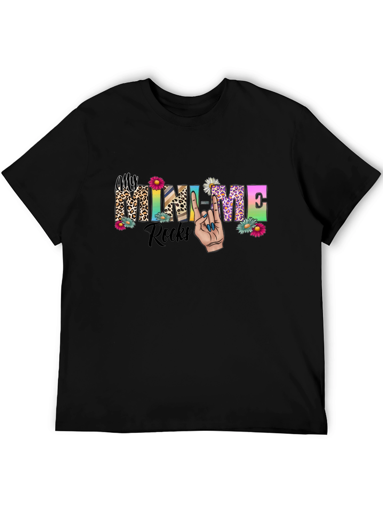 Black My Mini Me Rocks T-Shirt view 5