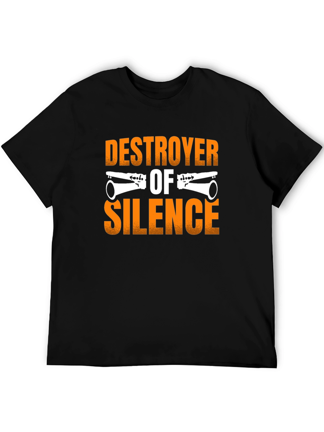 Black Destroyer of Silence T-Shirt Black view 5