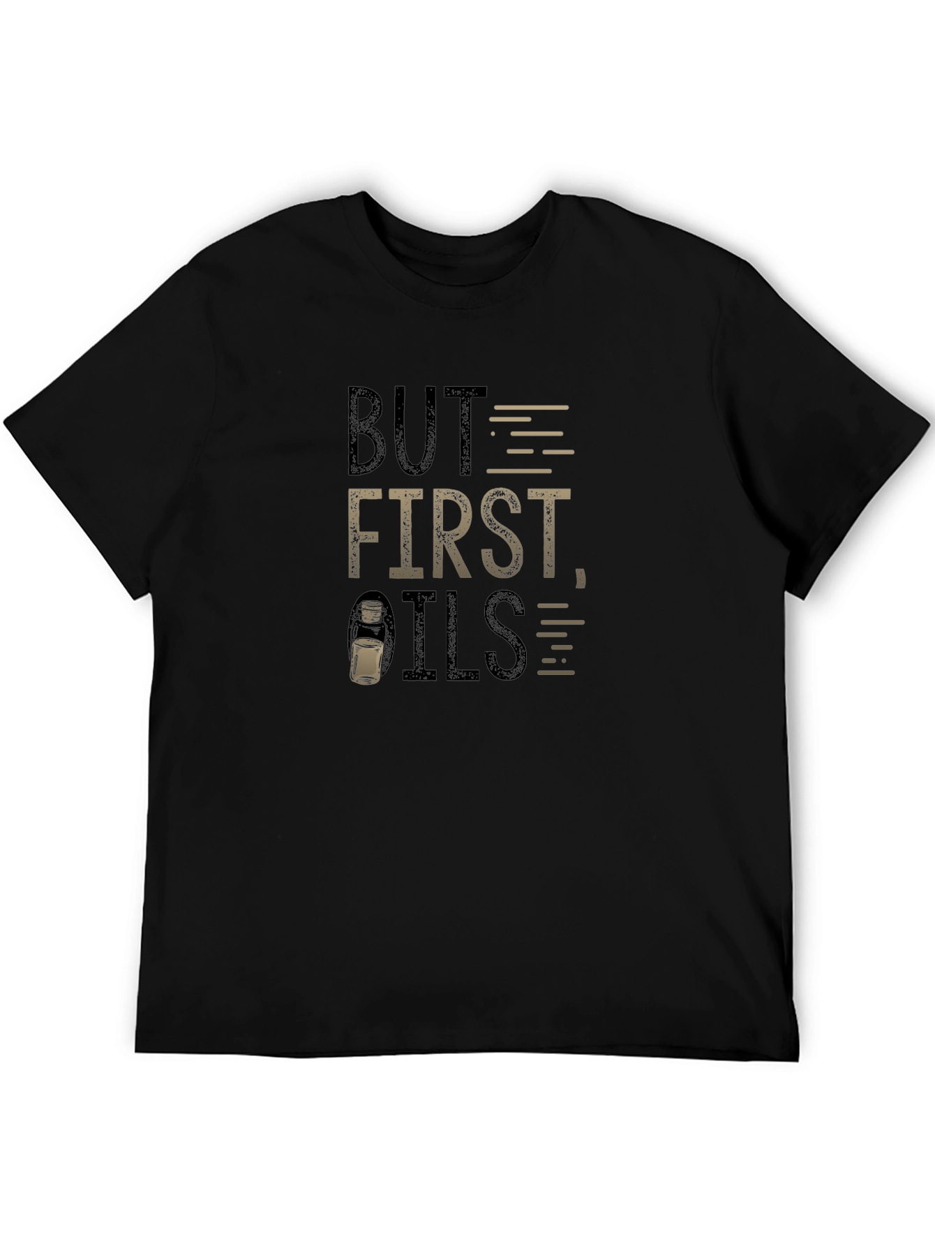 Black But First, Oils T-Shirt - Essential Oil Lover Tee view 5