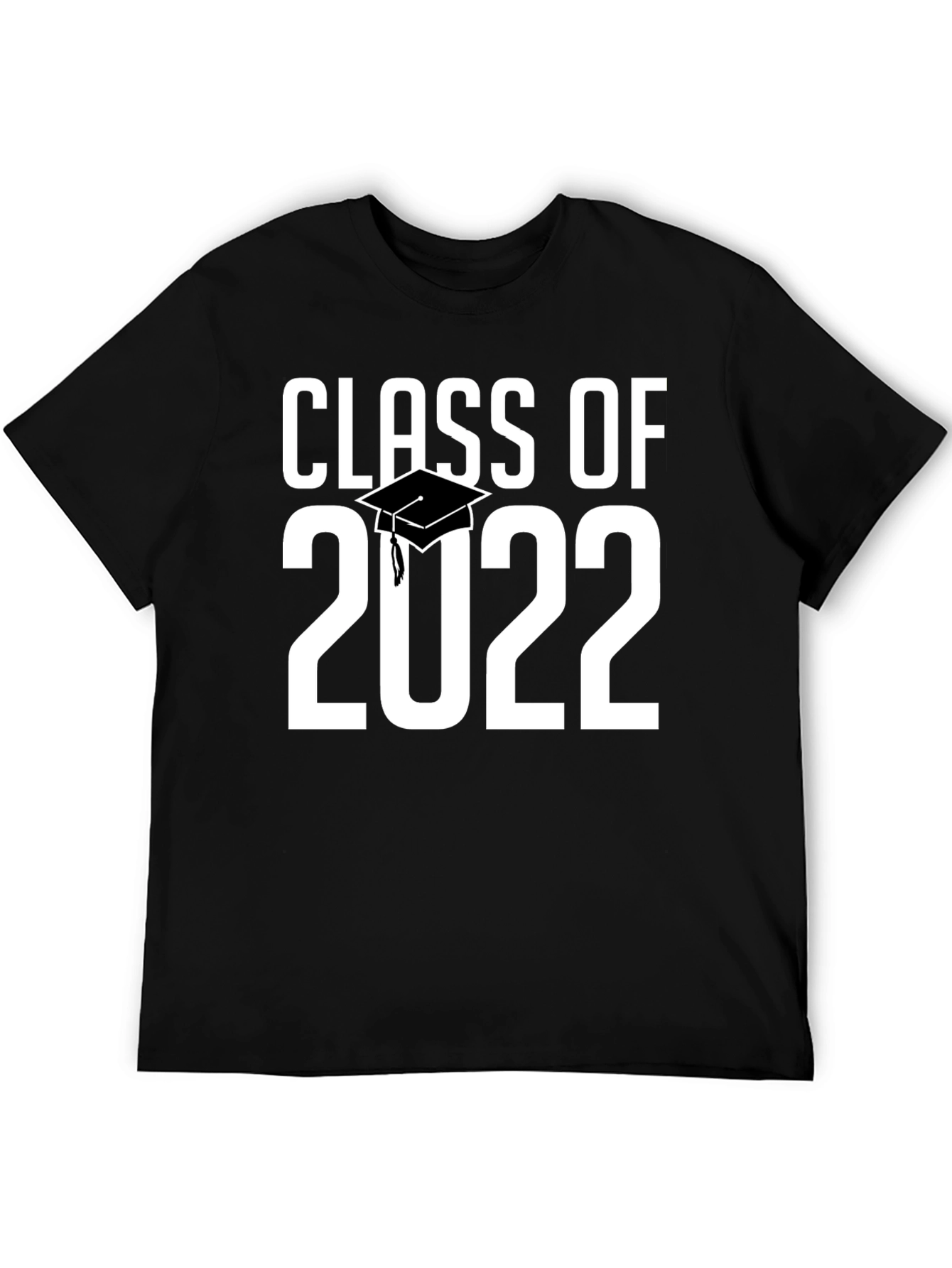 Black Class of 2022 Graduation T-Shirt view 5