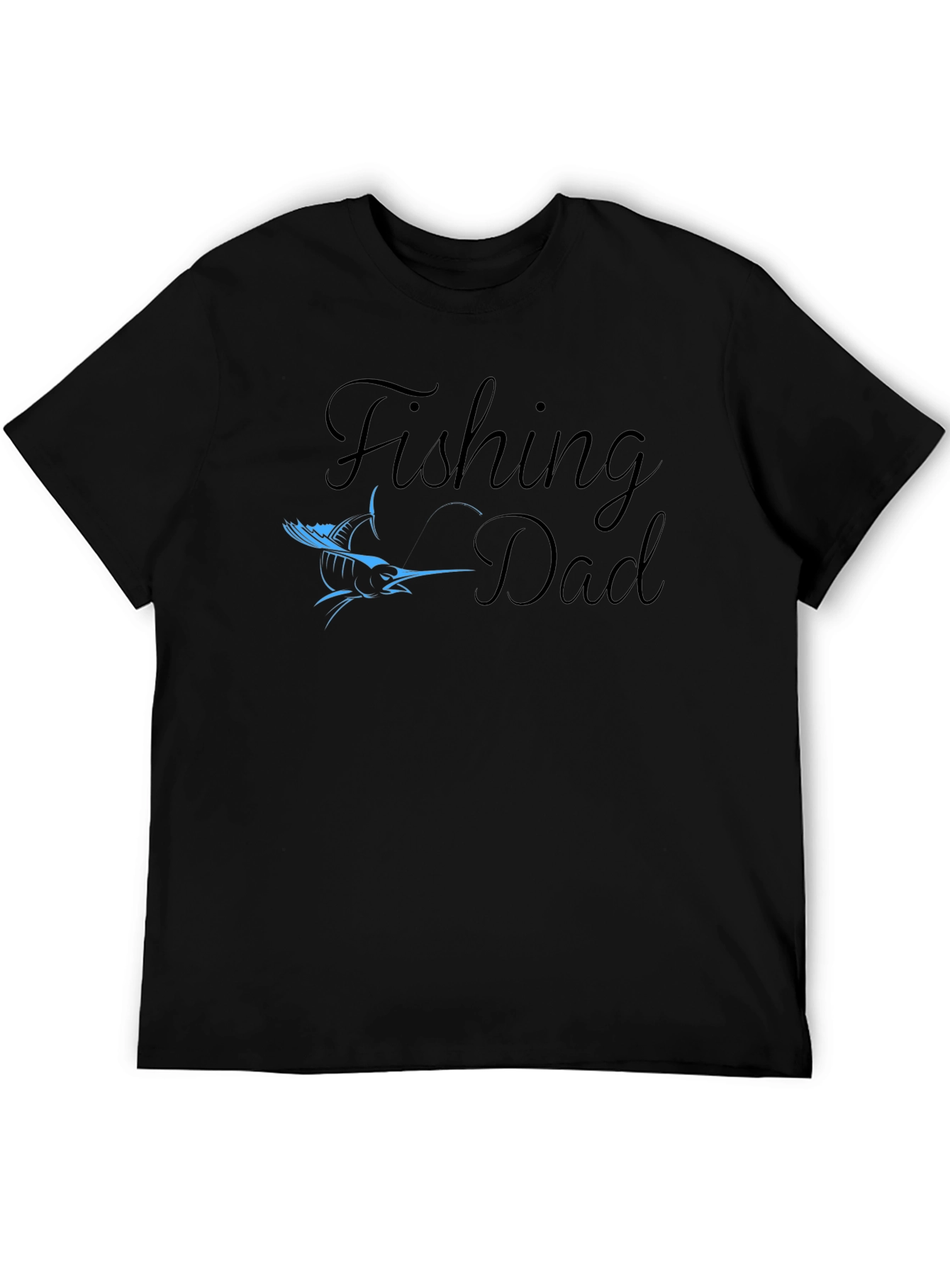 Black Fishing Dad T-Shirt - Stylish Angler Gift view 5