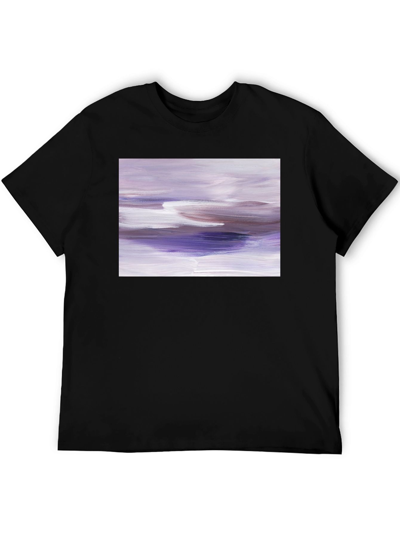 Black Abstract Art Graphic Tee - Modern Comfort view 5