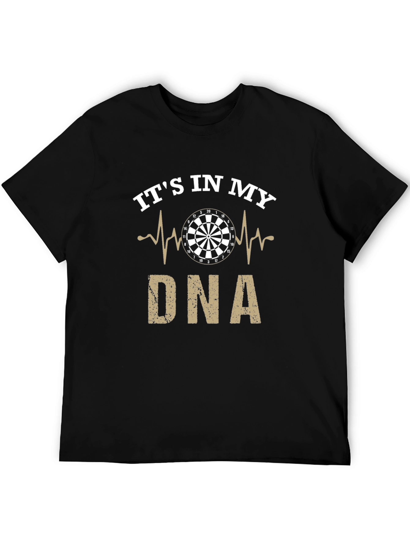 Black It's In My DNA Darts Graphic Tee - Black view 5