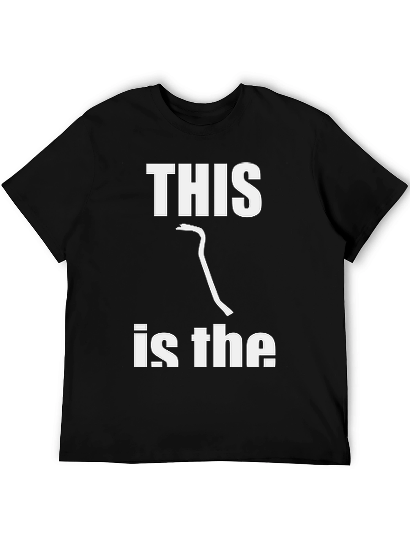 Black This Is The Crowbar Funny Graphic T-Shirt view 5