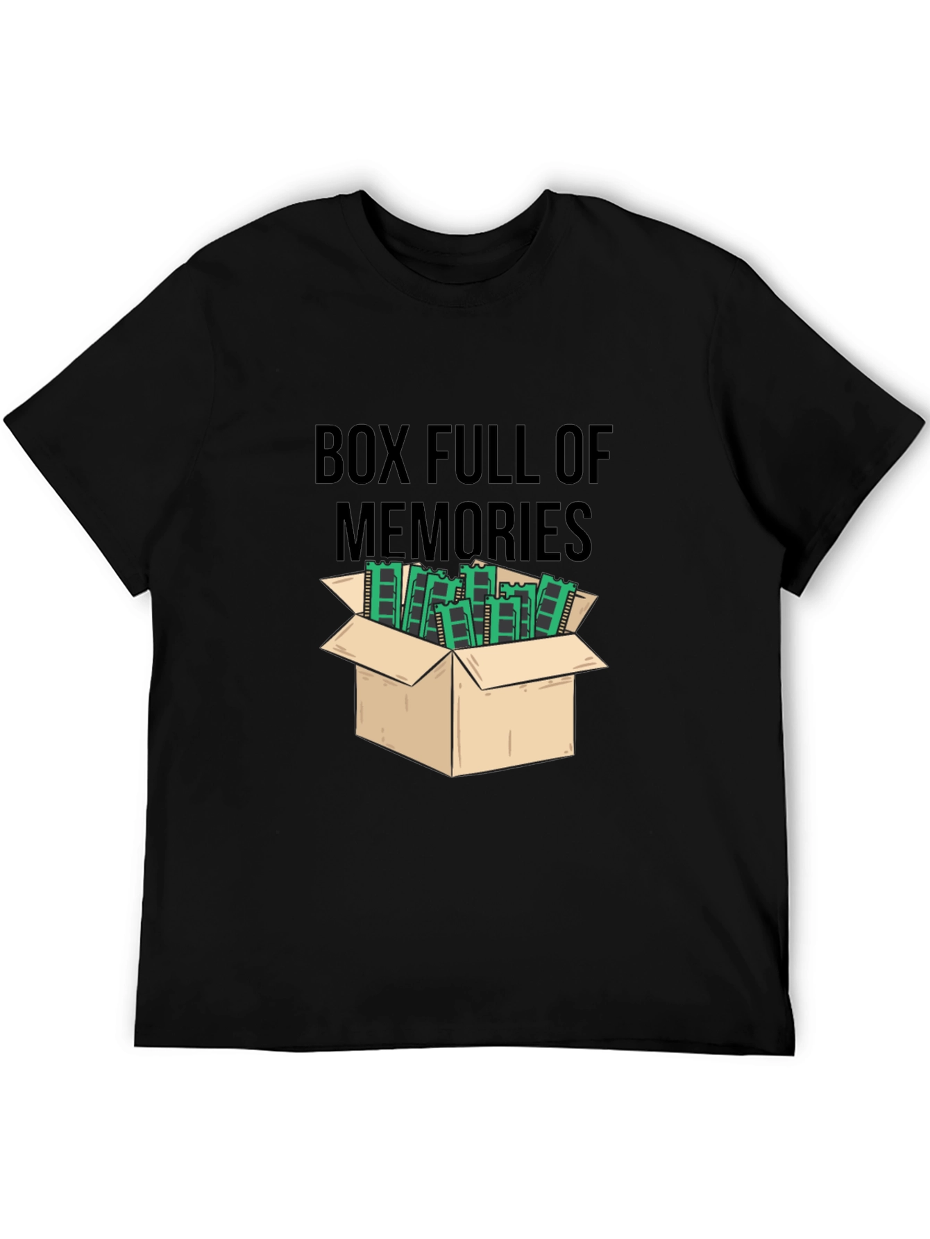 Black Box Full of Memories T-Shirt - Fun Novelty Tee view 5