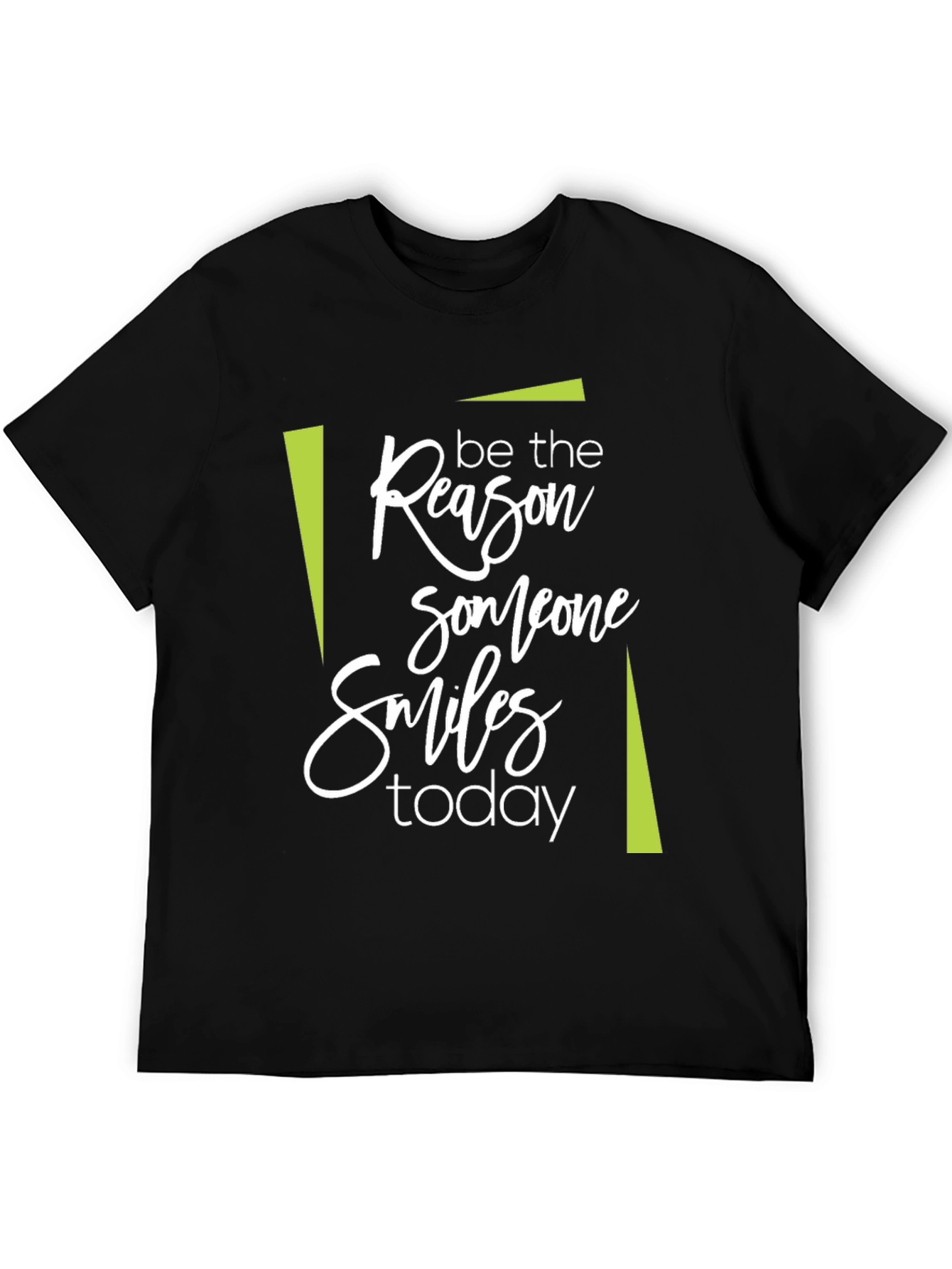 Black Be the Reason Someone Smiles T-Shirt view 5