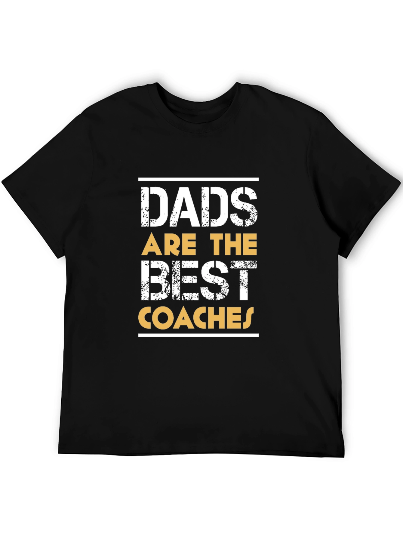 Black Dads Are The Best Coaches - Graphic T-Shirt view 5