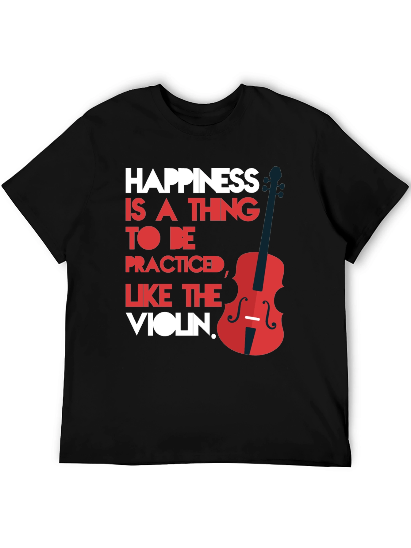 Black Happiness is a Thing T-Shirt view 5