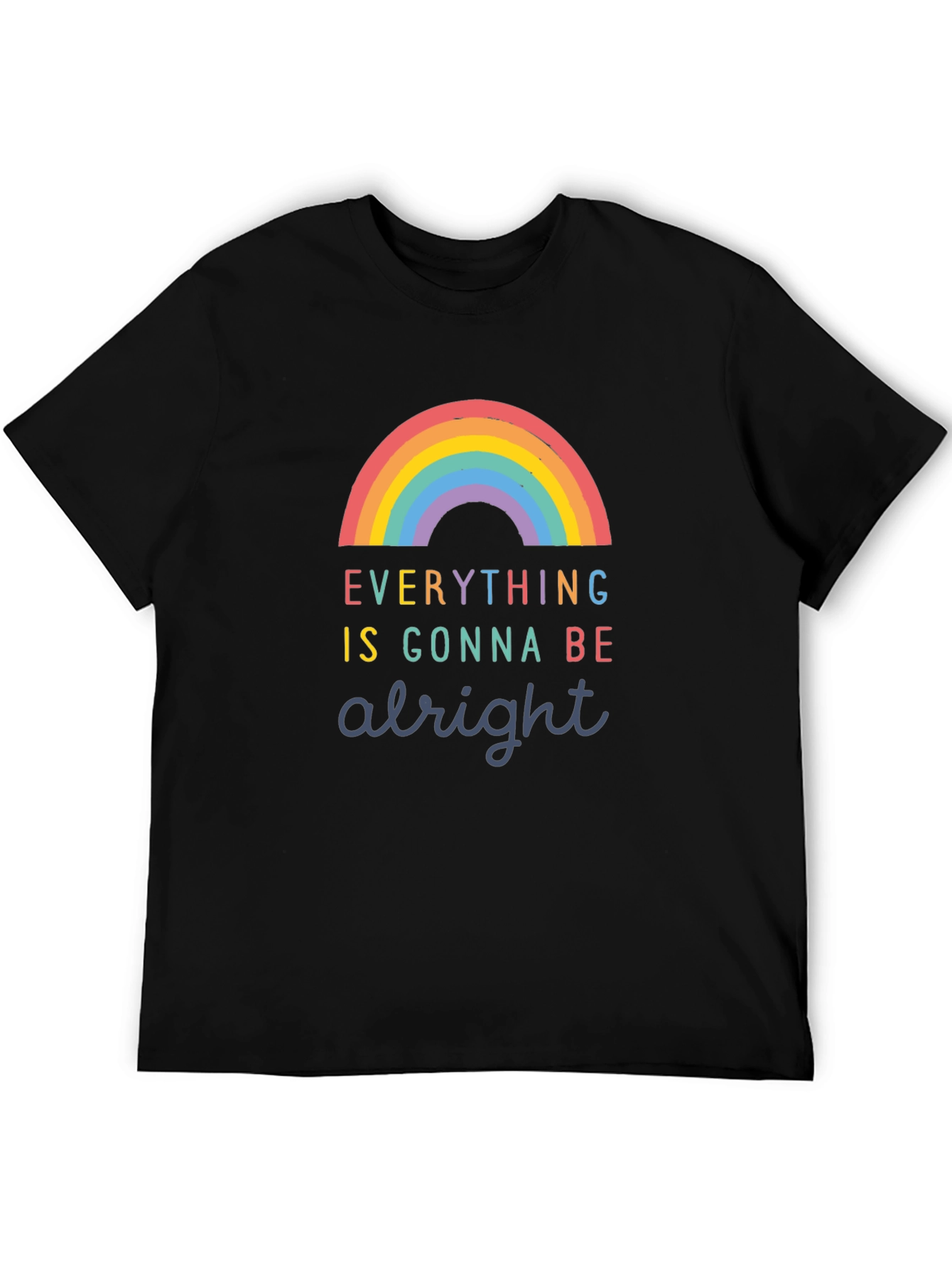 Black Rainbow 'Alright' Graphic Tee view 5