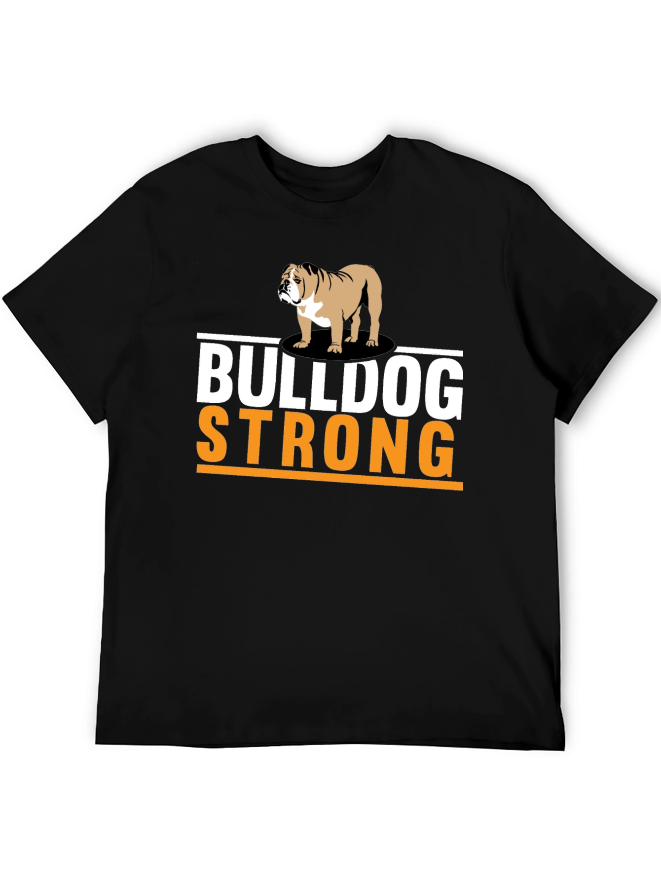 Black Bulldog Strong Graphic T-Shirt view 5