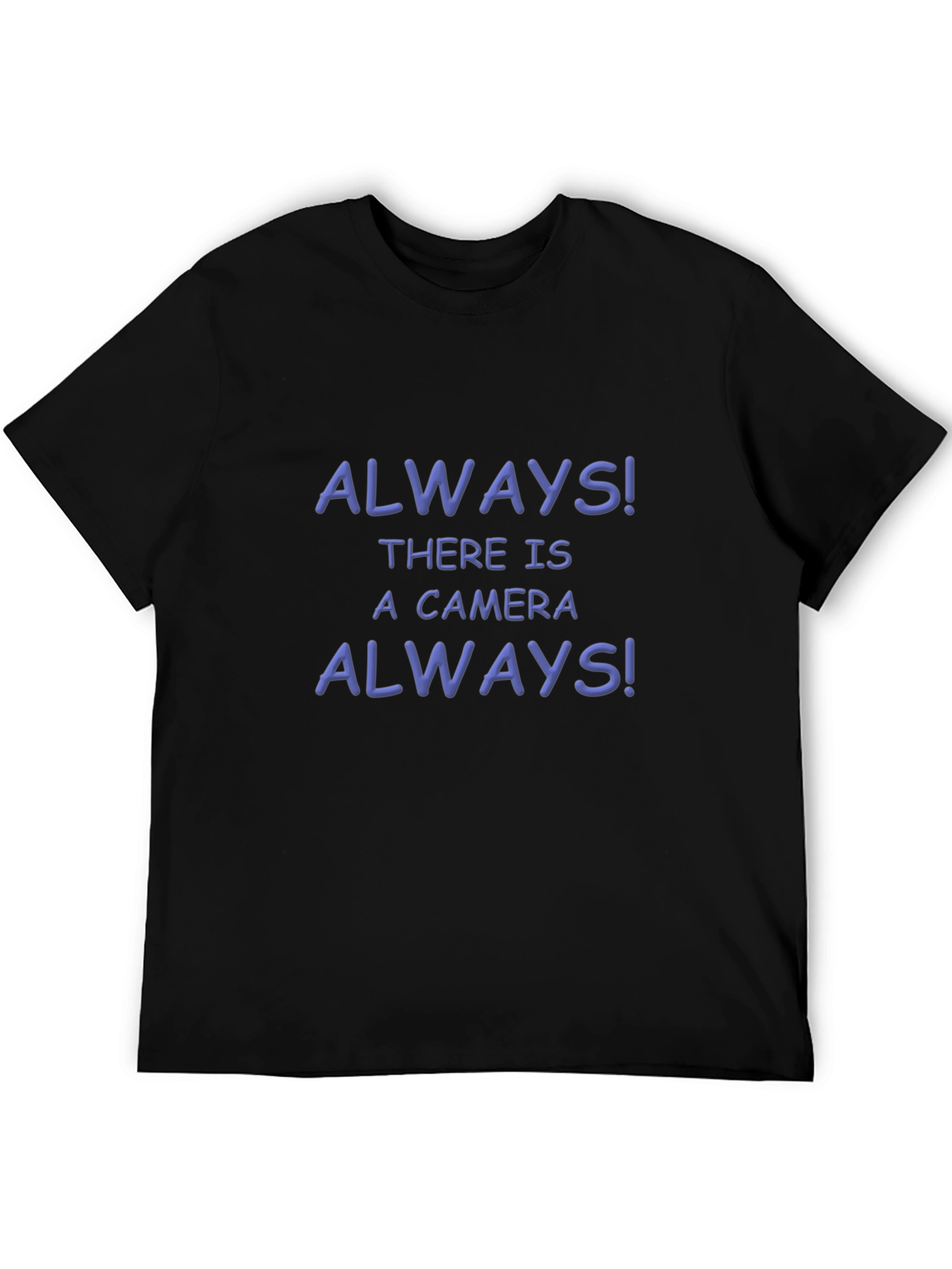 Black Always Camera T-Shirt - Funny Photography Gift view 5