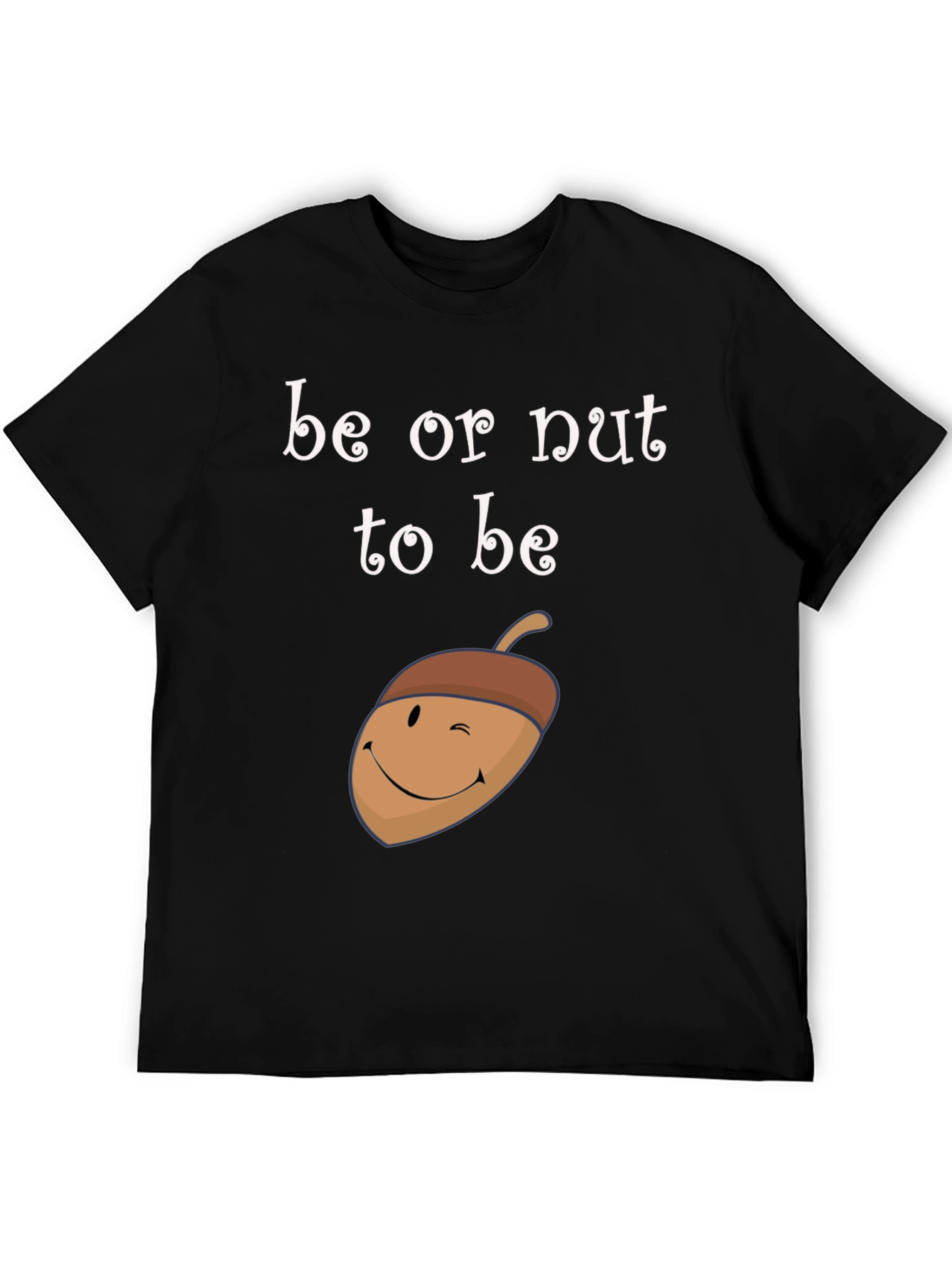 Black Be or Nut to Be Graphic Tee view 5