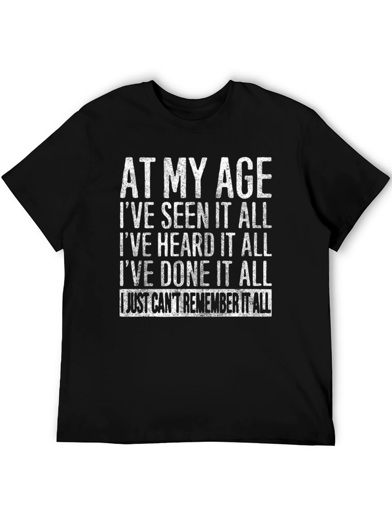 Black Funny Age Saying Graphic T-Shirt view 5
